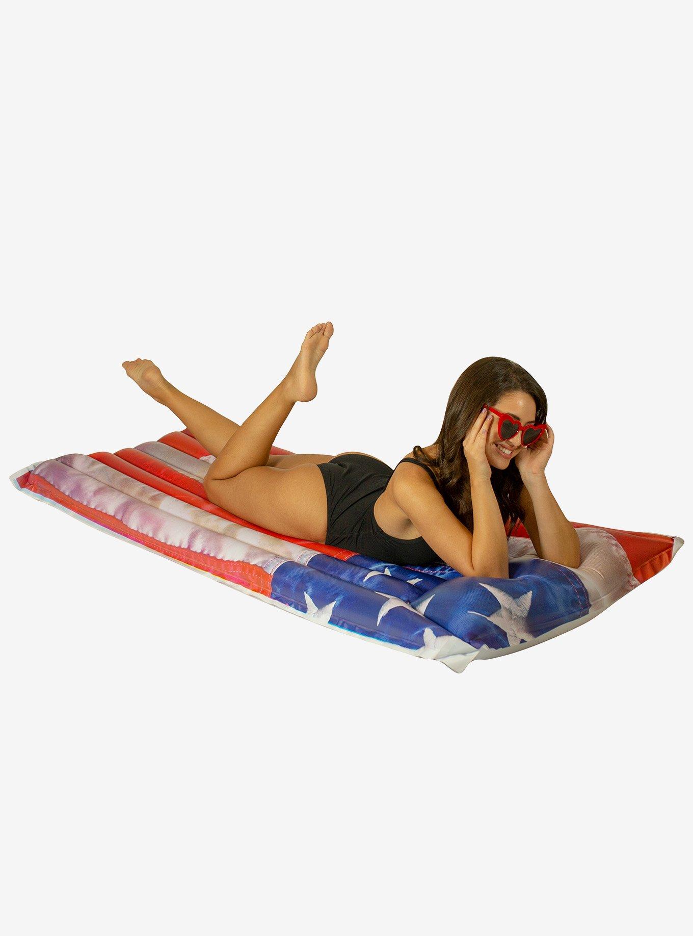 Americana Stars and Stripes Pillow Raft, , hi-res