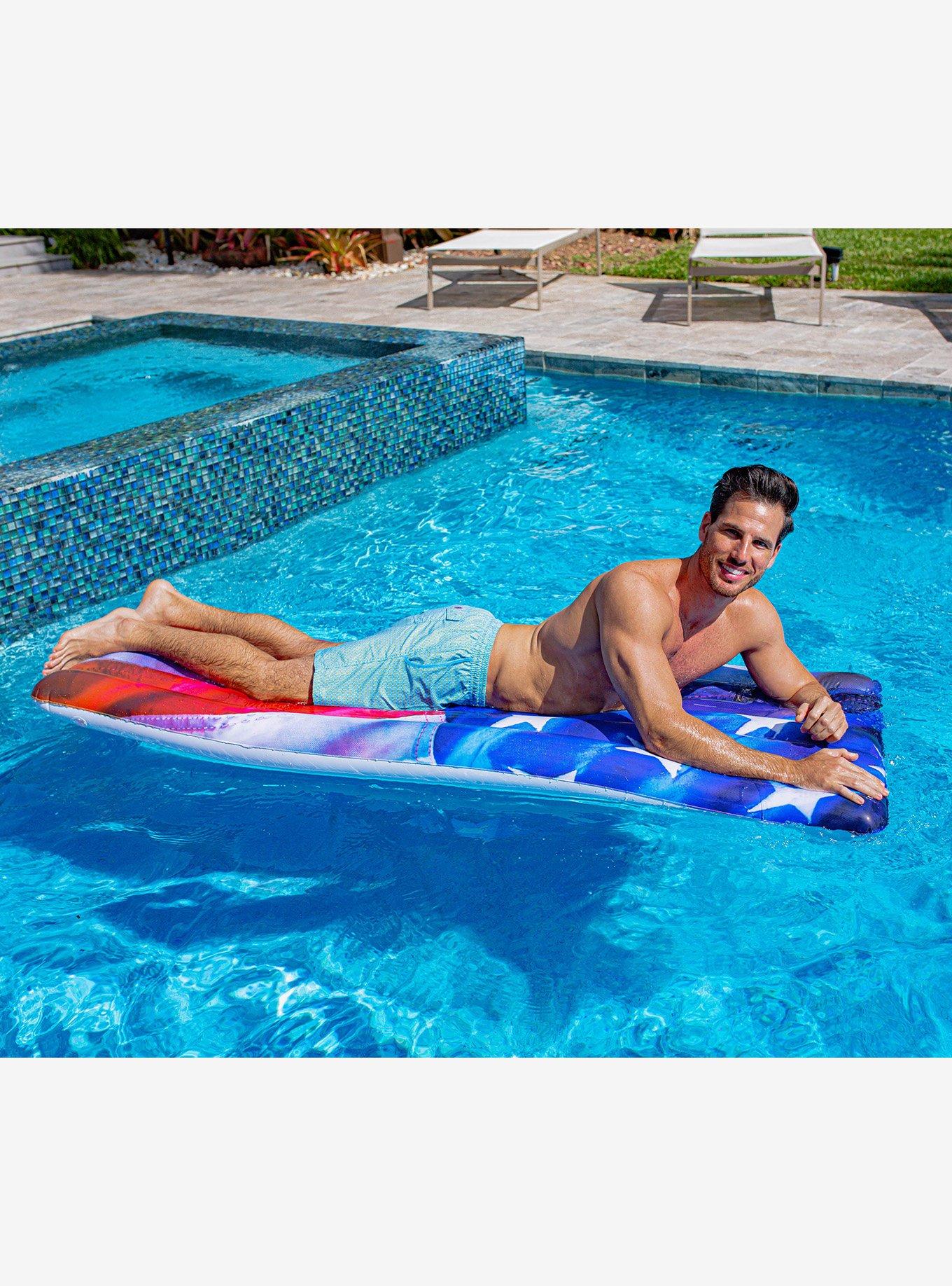 Americana Stars and Stripes Deluxe Pool Raft, , alternate