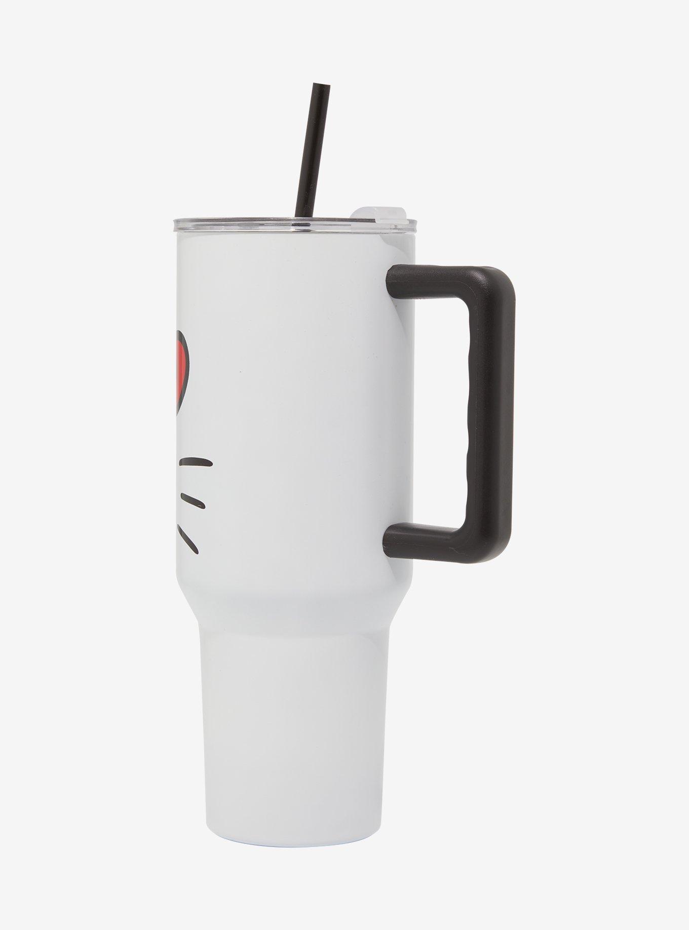 Sanrio Hello Kitty Face Straw Tumbler with Handle, , alternate