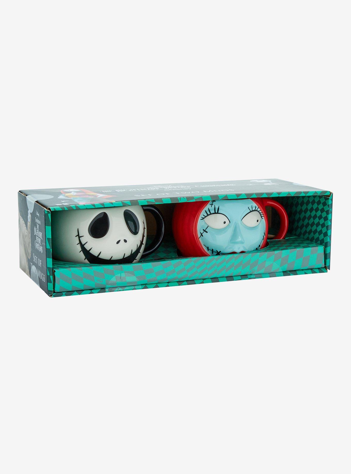 Disney The Nightmare Before Christmas Jack & Sally Figural Mug Set, , alternate