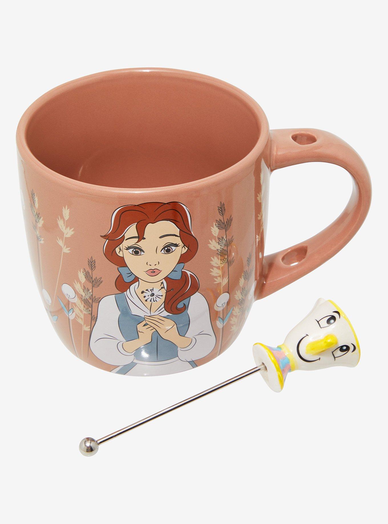 Disney Beauty and the Beast Belle & Chip Mug and Stirrer, , alternate