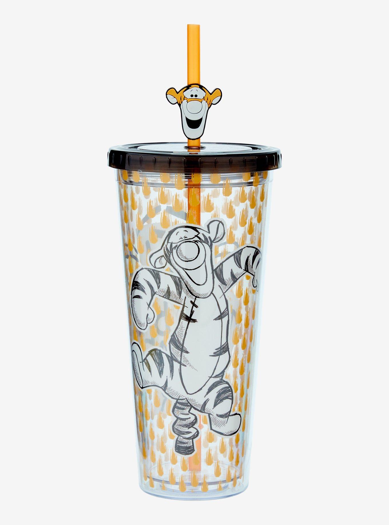 Disney Winnie the Pooh Tigger Spotted Carnival Cup with Straw Charm, , hi-res