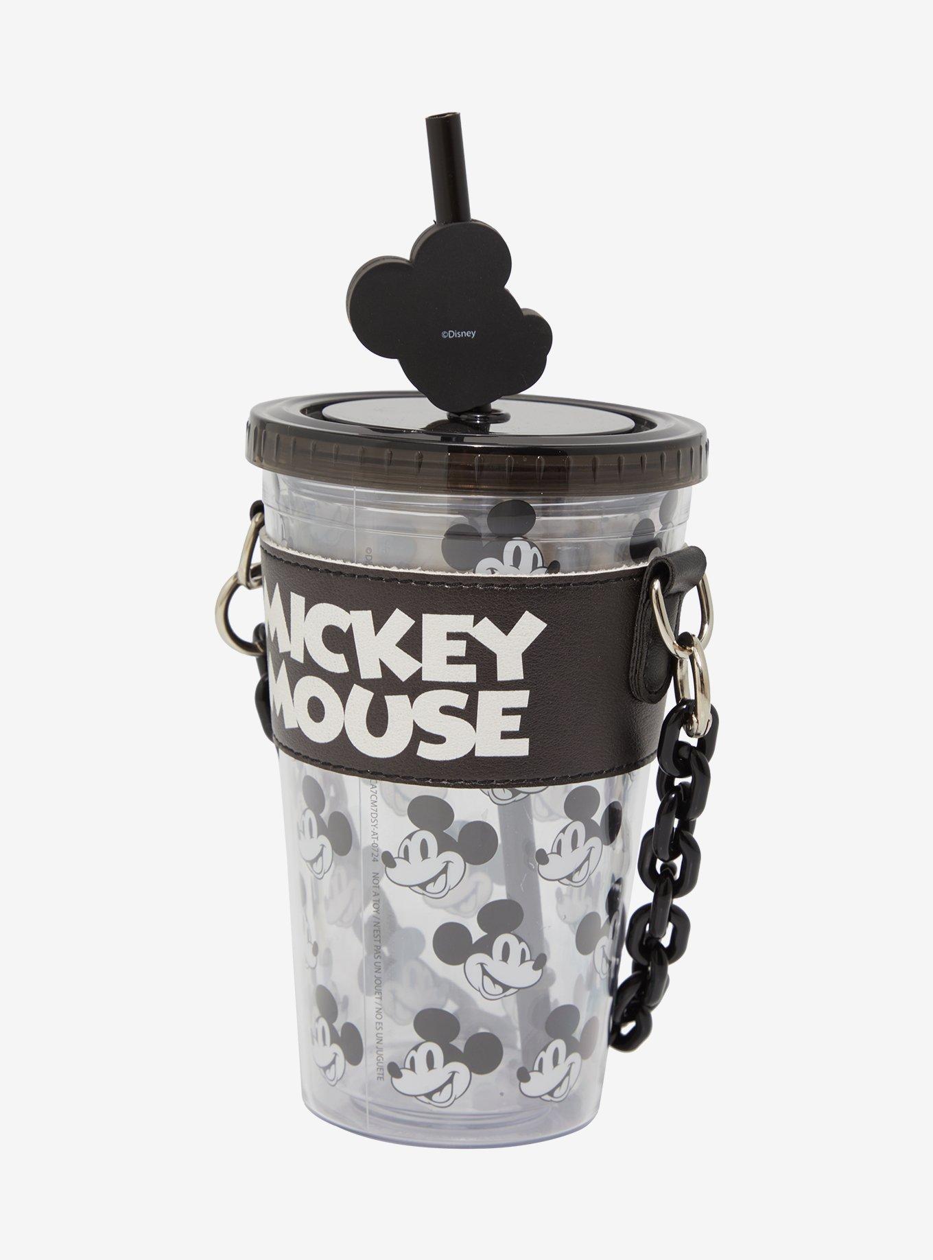 Disney Mickey Mouse Black and White Carnival Cup with Holder &mdash; BoxLunch Exclusive, , alternate
