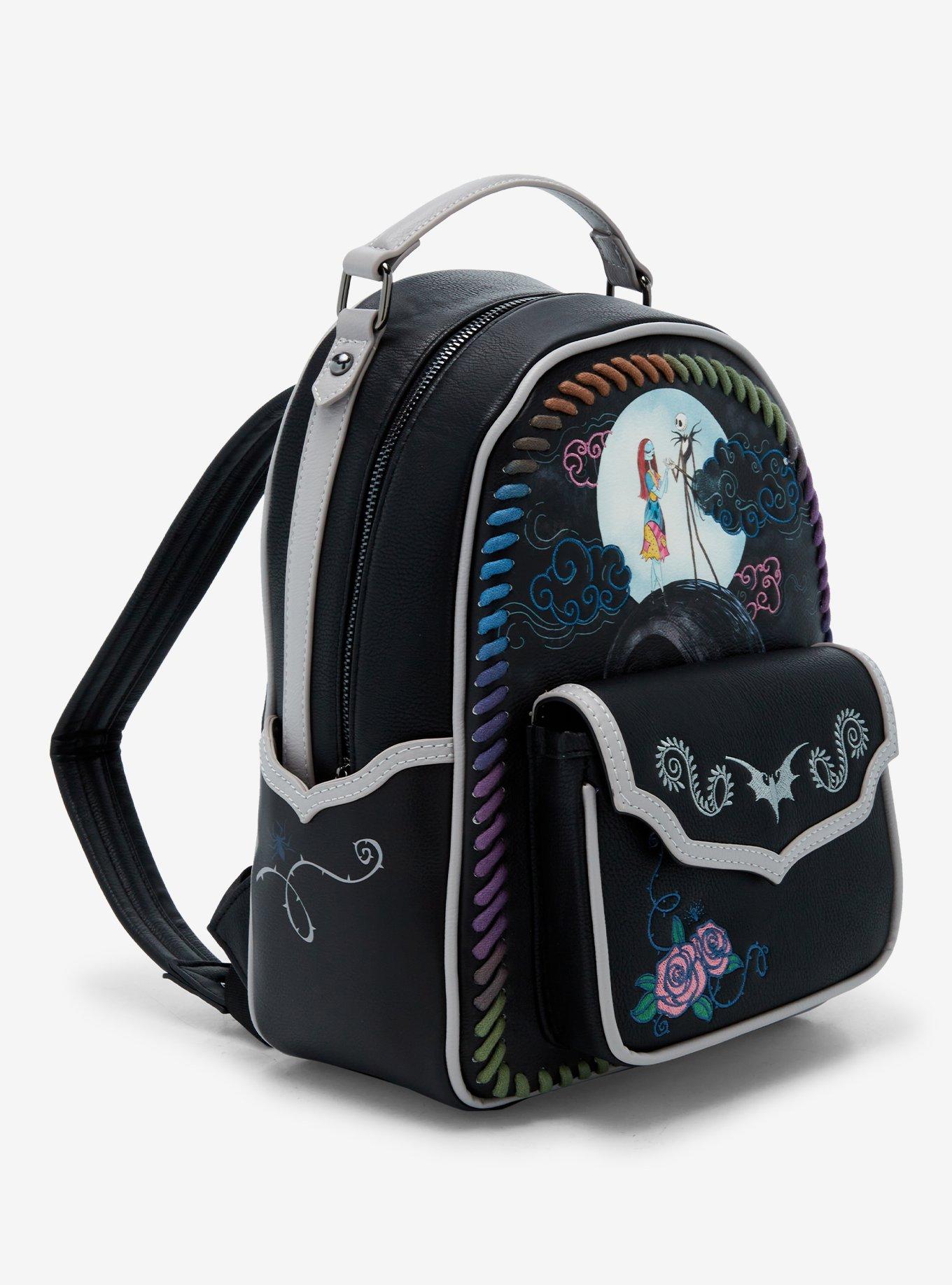 Our Universe Disney The Nightmare Before Christmas Jack & Sally Western Patterned Mini Backpack - BoxLunch Exclusive, , alternate