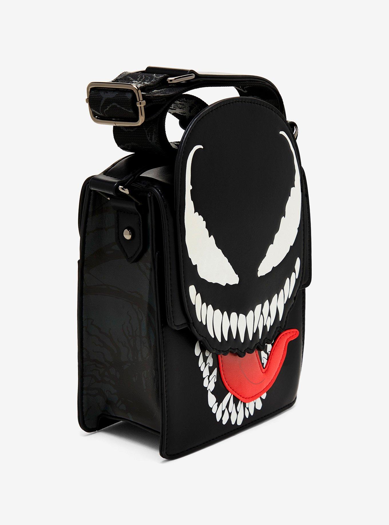 Marvel Venom Figural Venom Face Crossbody Bag - BoxLunch Exclusive, , alternate