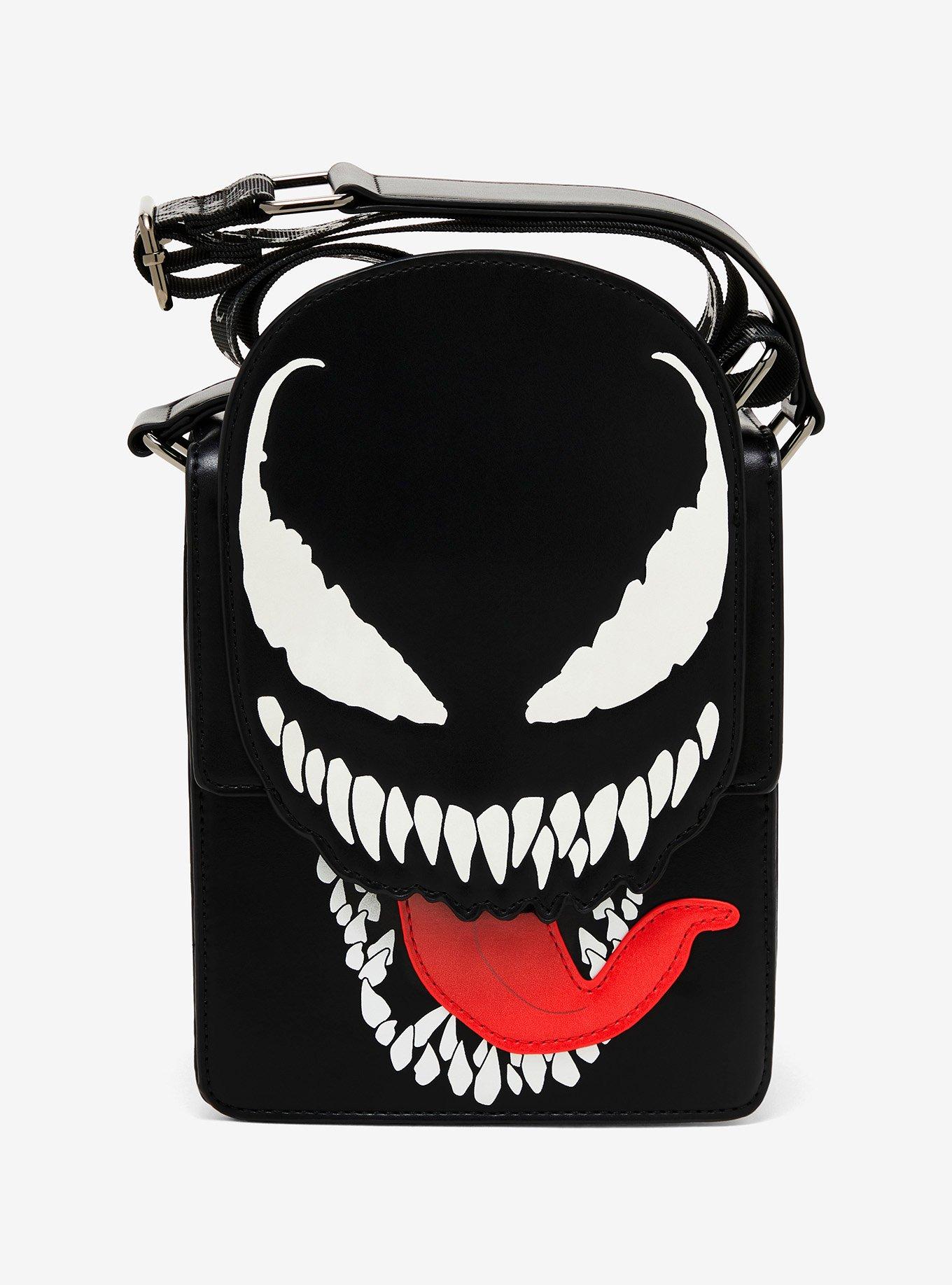 Marvel Venom Figural Venom Face Crossbody Bag - BoxLunch Exclusive, , alternate