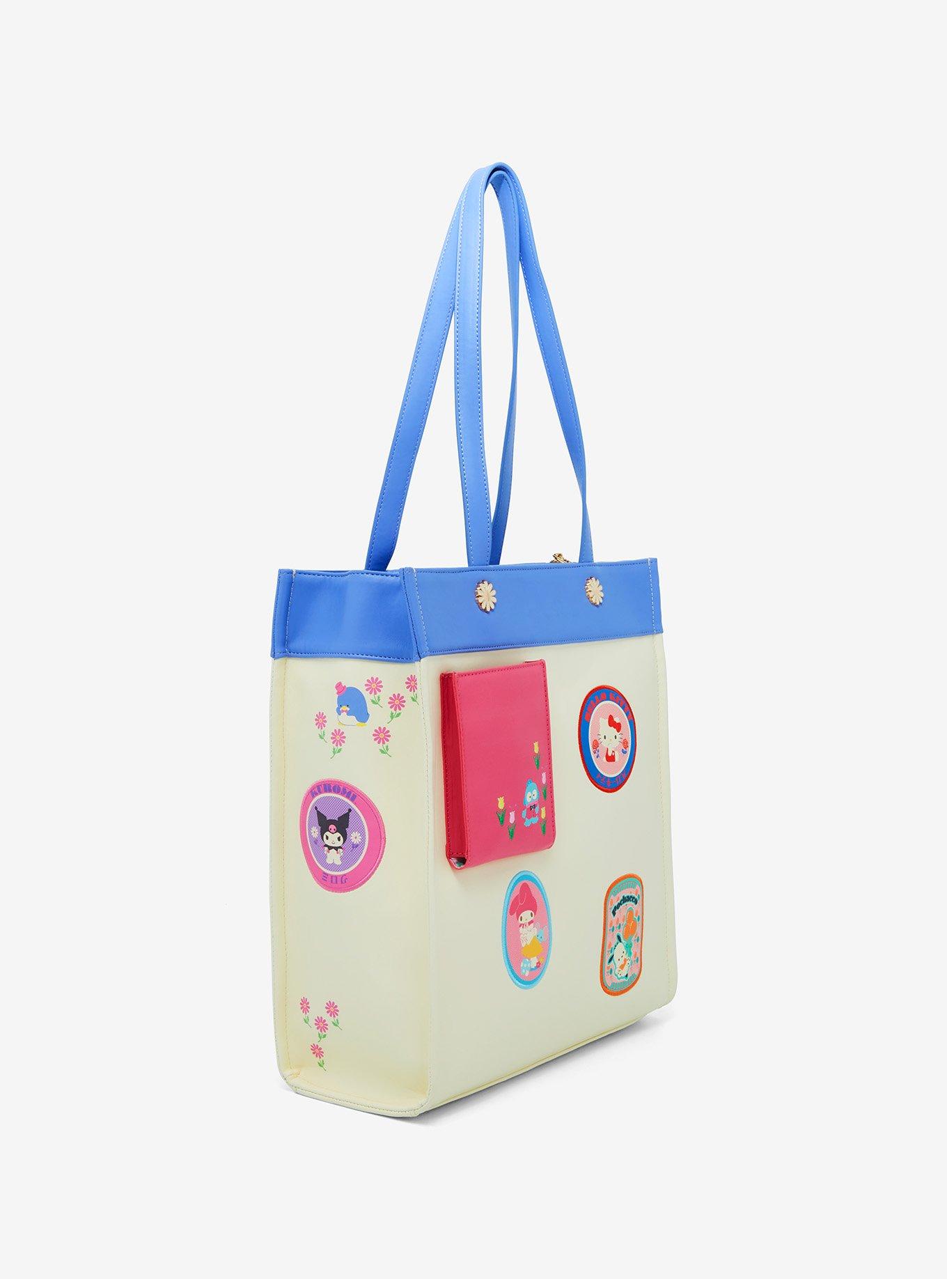 Sanrio Hello Kitty and Friends Floral Multi Pocket Tote - BoxLunch Exclusive, , hi-res