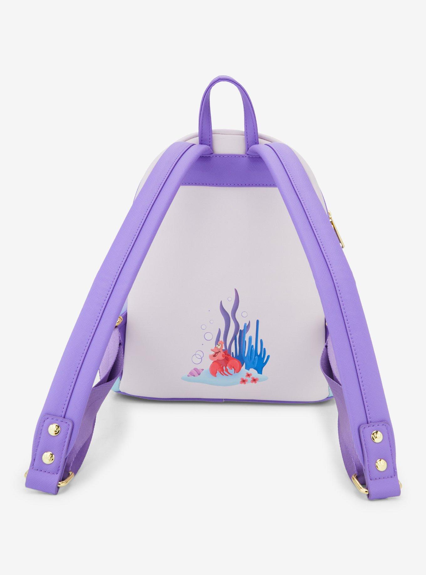 Loungefly Disney The Little Mermaid Ariel & Flounder Mini Backpack - BoxLunch Exclusive, , alternate