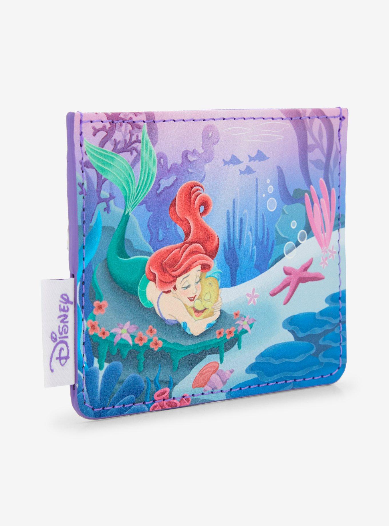 Loungefly Disney The Little Mermaid Ariel & Flounder Cardholder - BoxLunch Exclusive, , hi-res