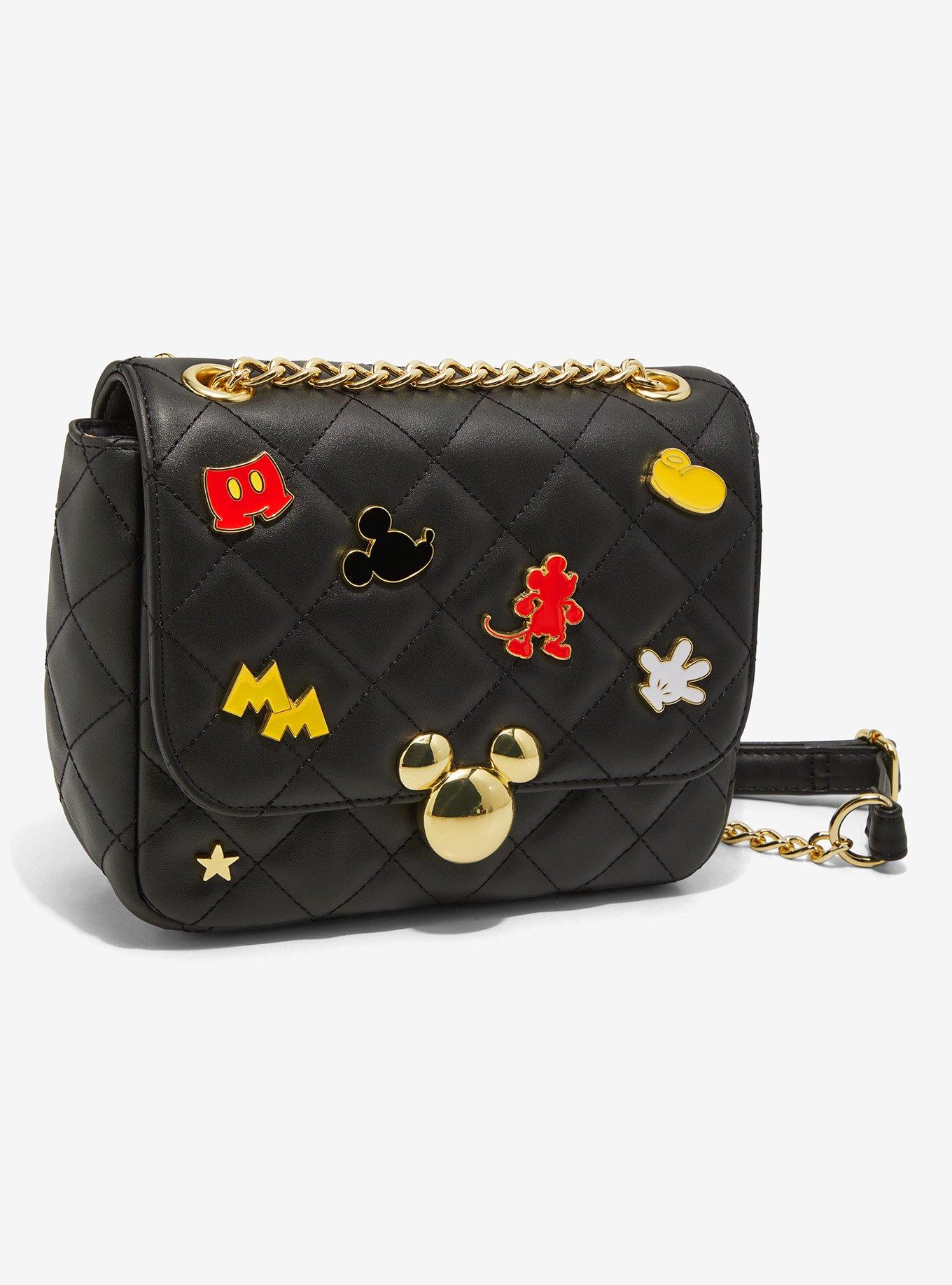 Loungefly Disney Mickey Mouse Icons Quilted Crossbody Bag — BoxLunch Exclusive, , hi-res