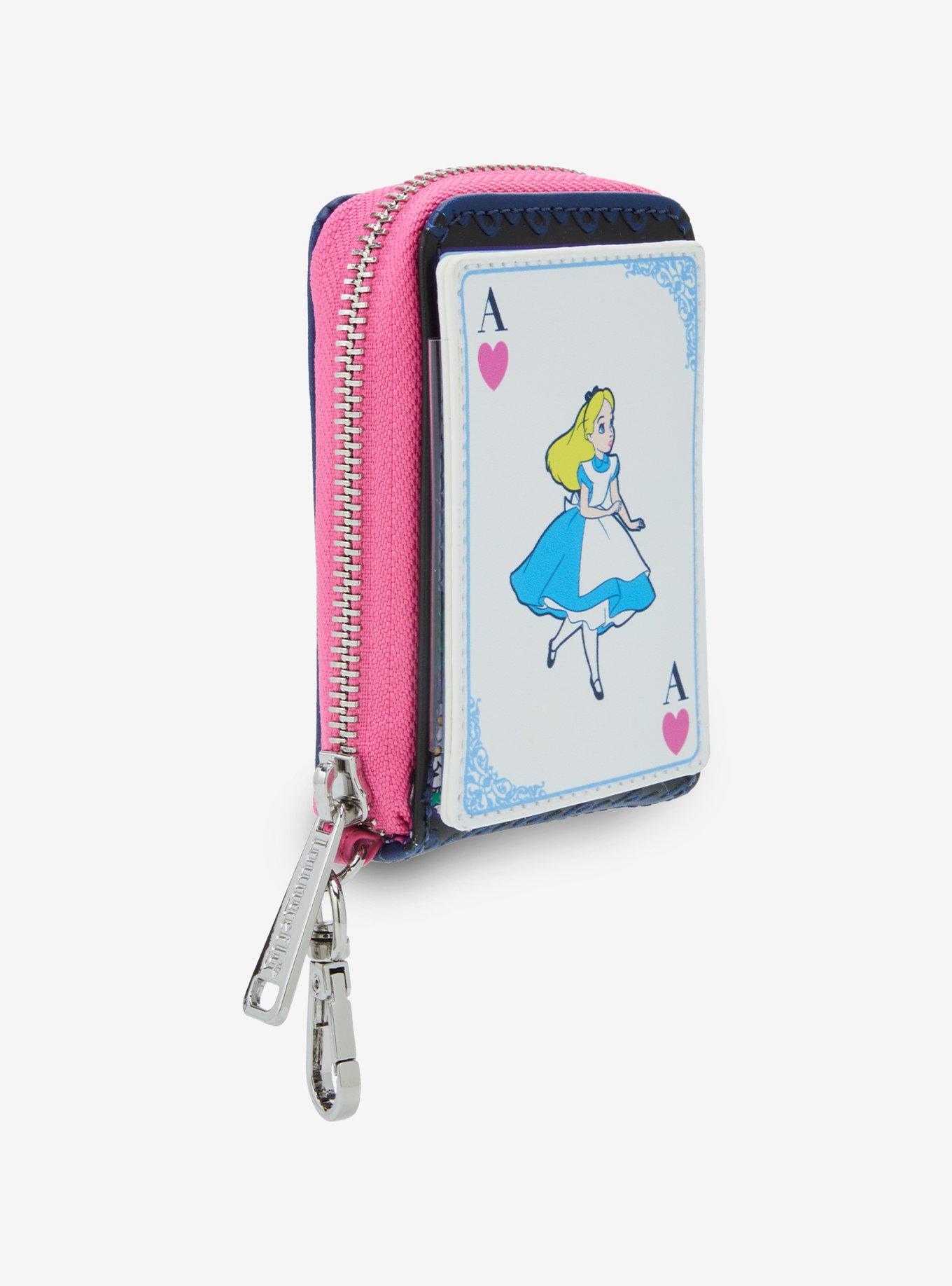 Loungefly Disney Alice in Wonderland Playing Card Accordion Wallet - BoxLunch Exclusive, , alternate