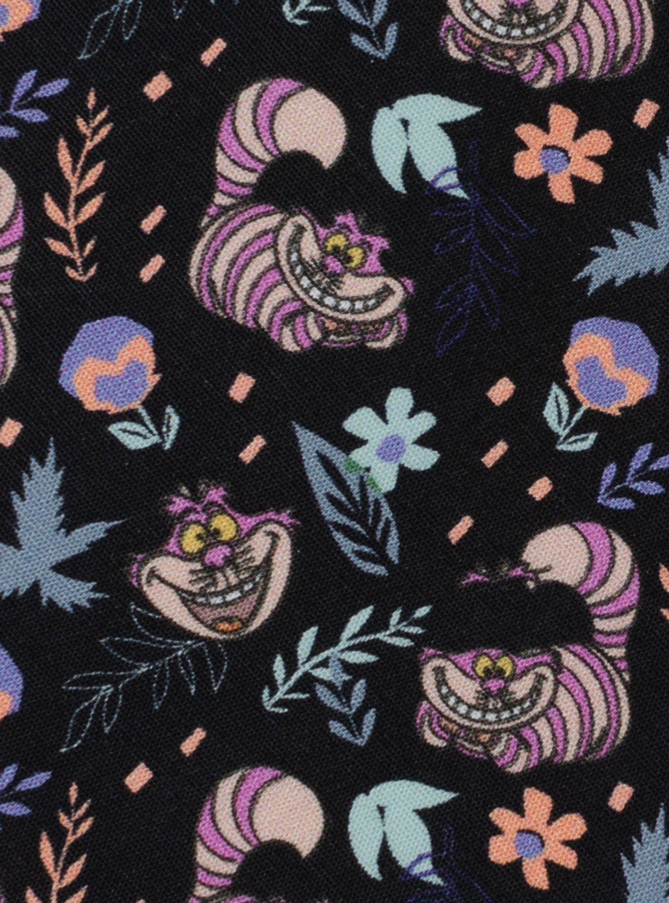 Disney Alice in Wonderland Cheshire Cat Black Men's Tie, , alternate