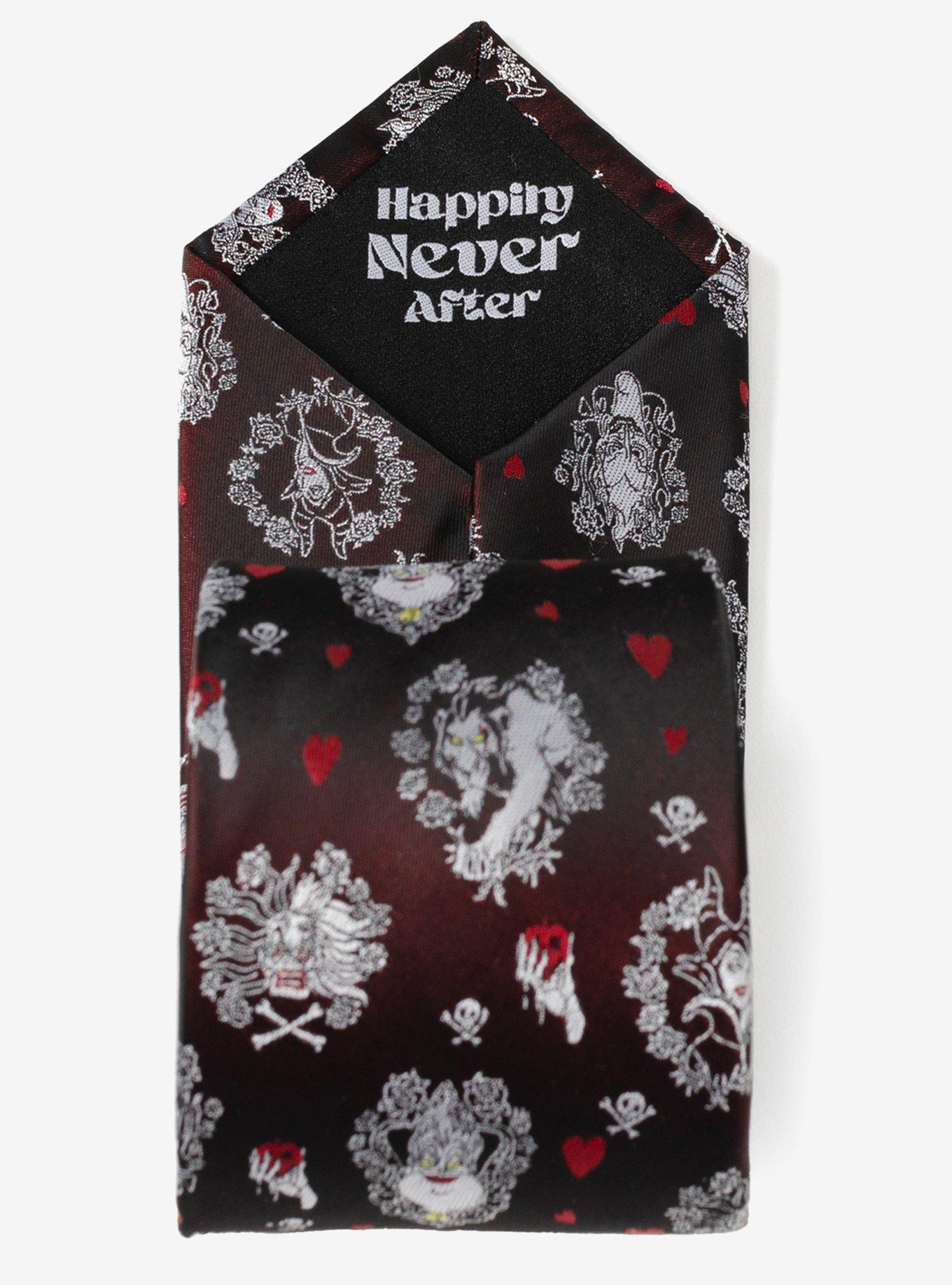 Disney Villains "Happily Never After" Black Men's Tie, , alternate