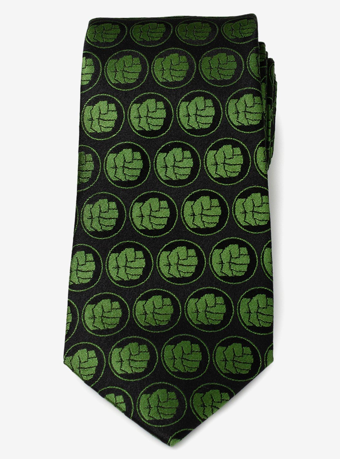 Marvel Hulk Black Men's Tie, , alternate