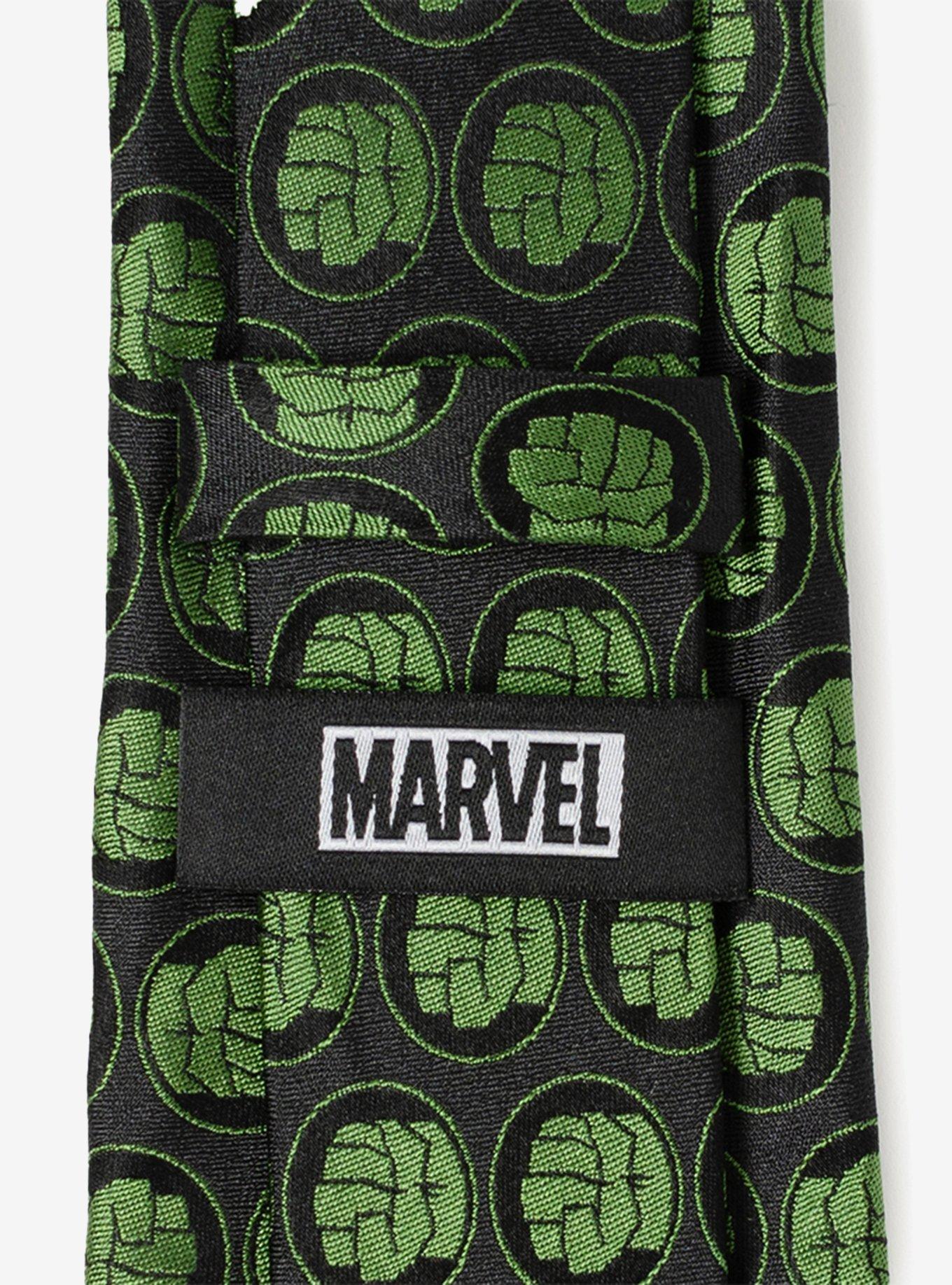 Marvel Hulk Black Men's Tie, , alternate