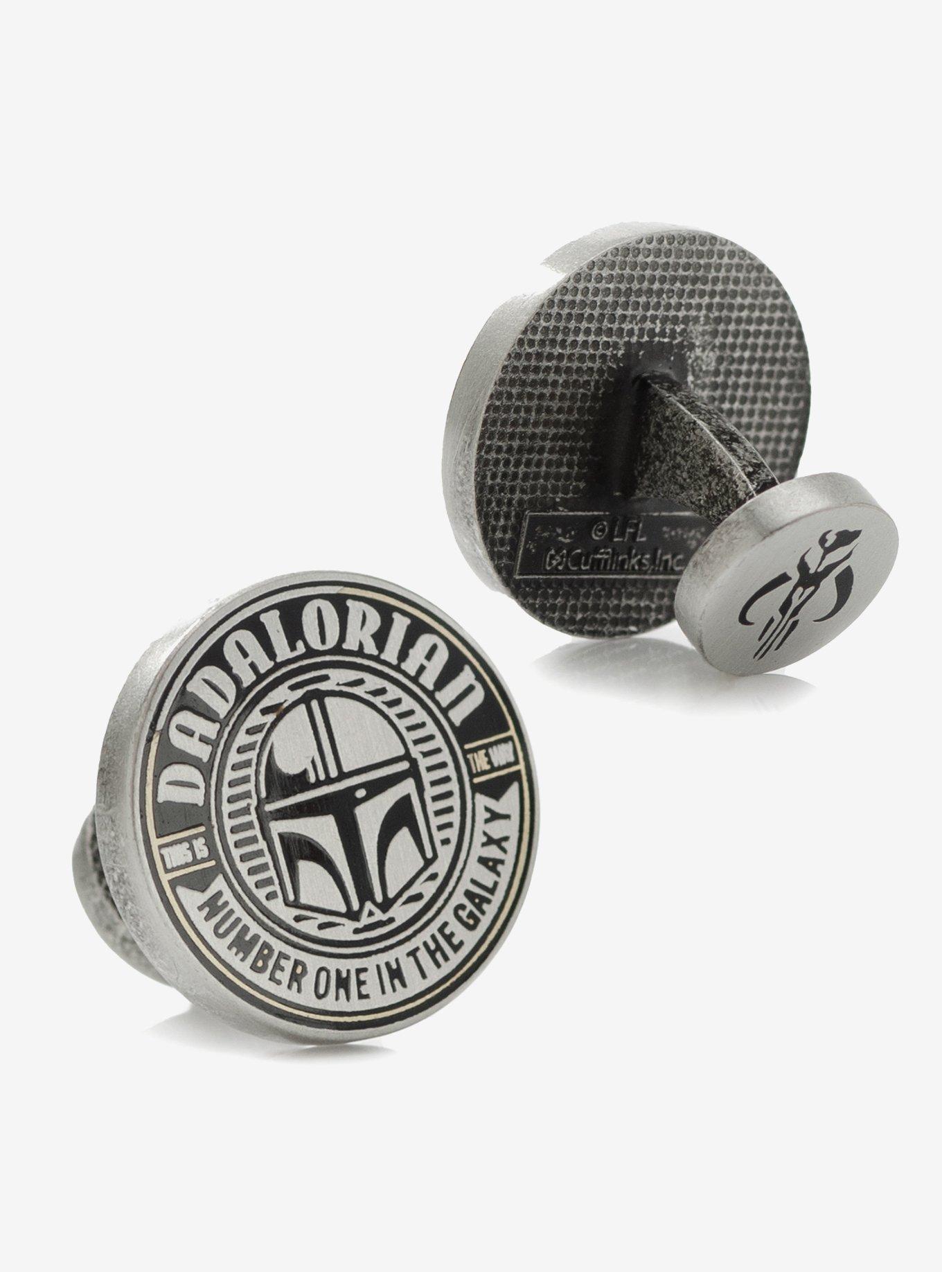 Star Wars The Mandalorian Dadalorian Cufflinks, , alternate