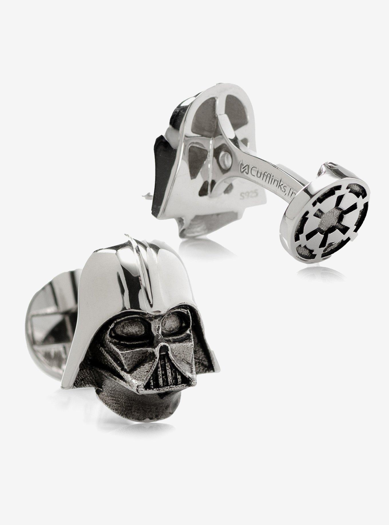 Star Wars Darth Vader 3D Sterling Silver Cufflinks, , alternate