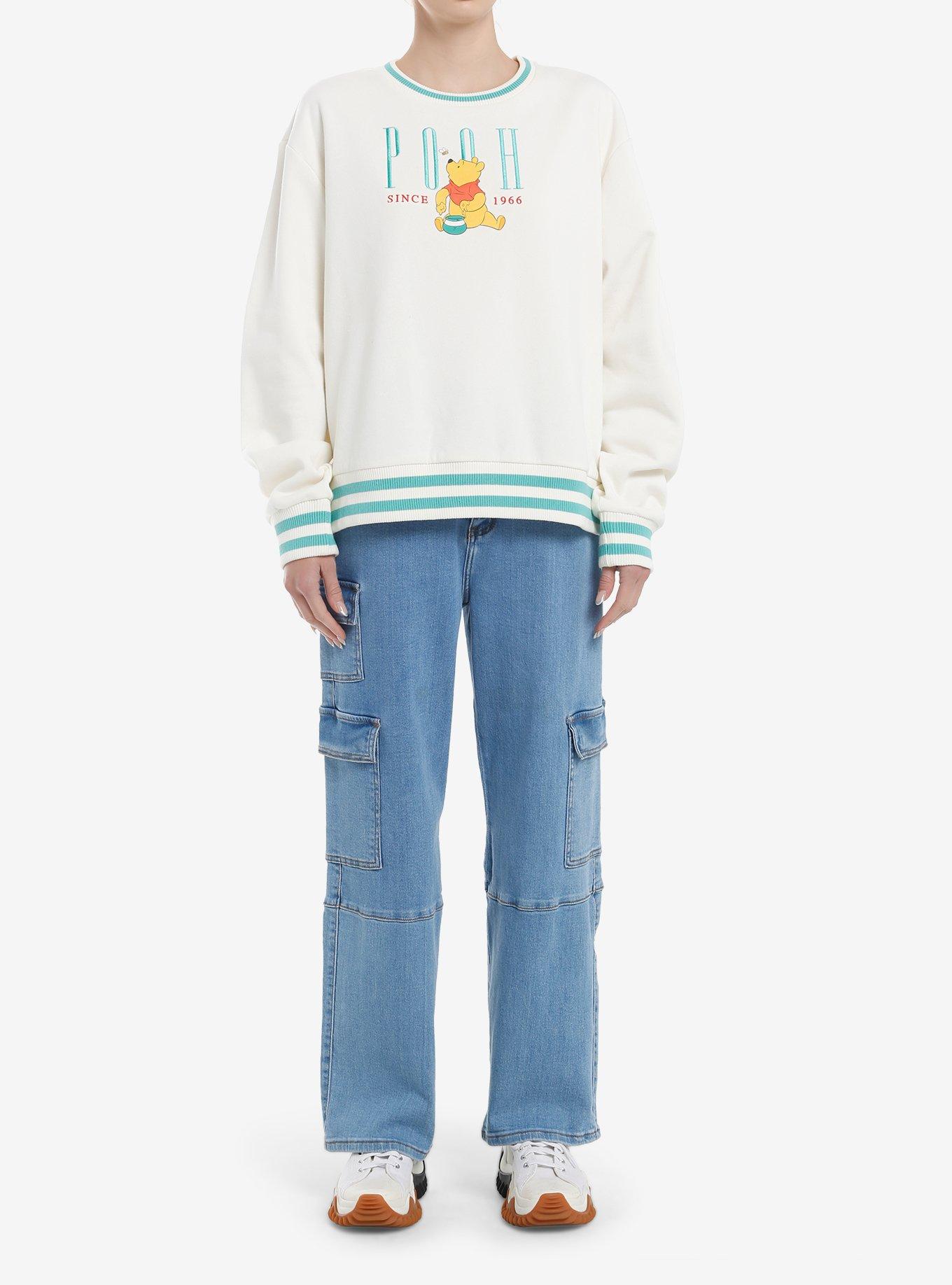 Disney Winnie The Pooh Varsity Girls Oversized Sweatshirt, , hi-res