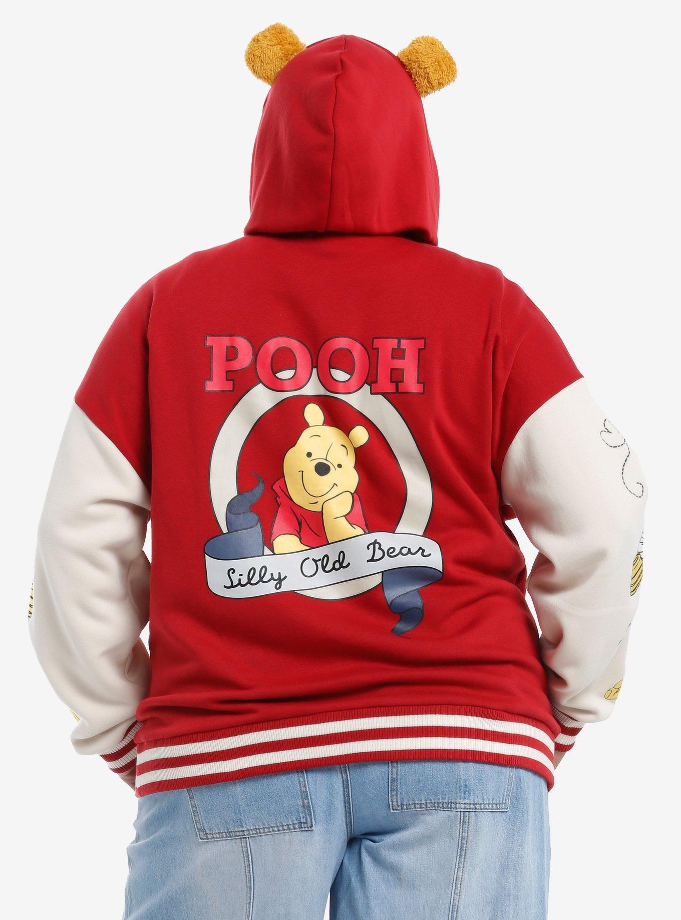 Disney Winnie The Pooh Varsity Jacket Plus Size, , hi-res