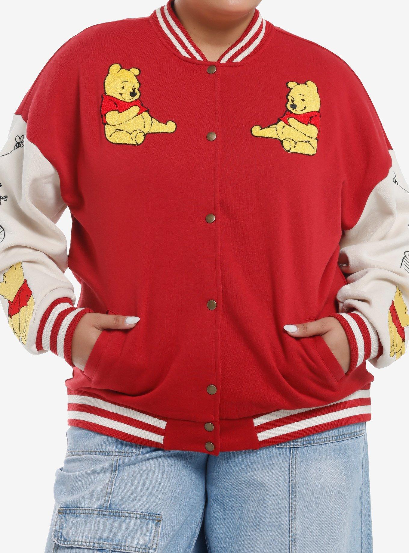 Disney Winnie The Pooh Varsity Jacket Plus Size, MULTI, alternate