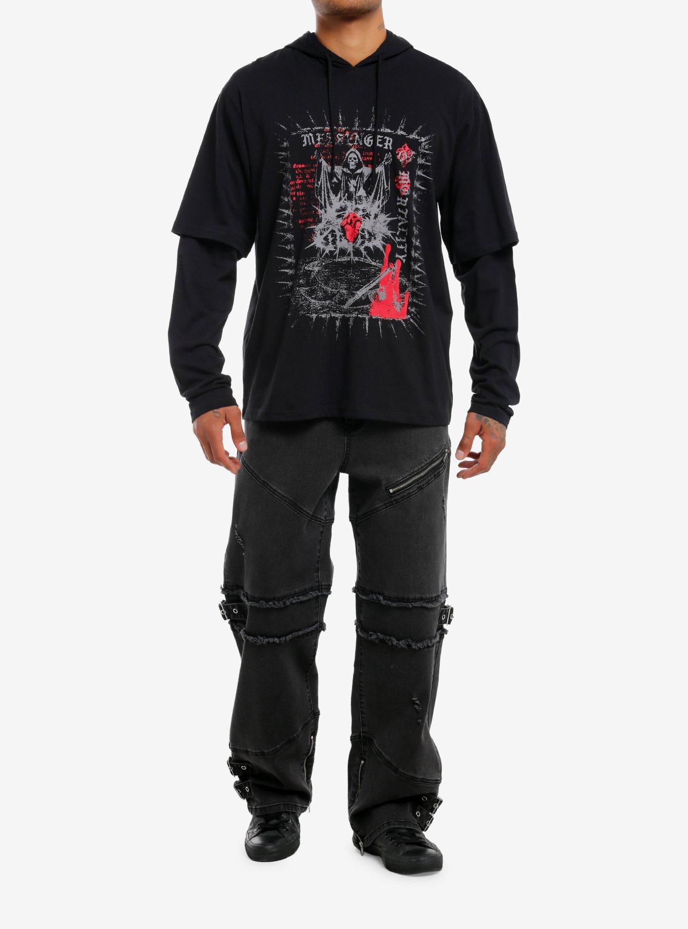 Grim Reaper & Heart Twofer Hoodie, , hi-res