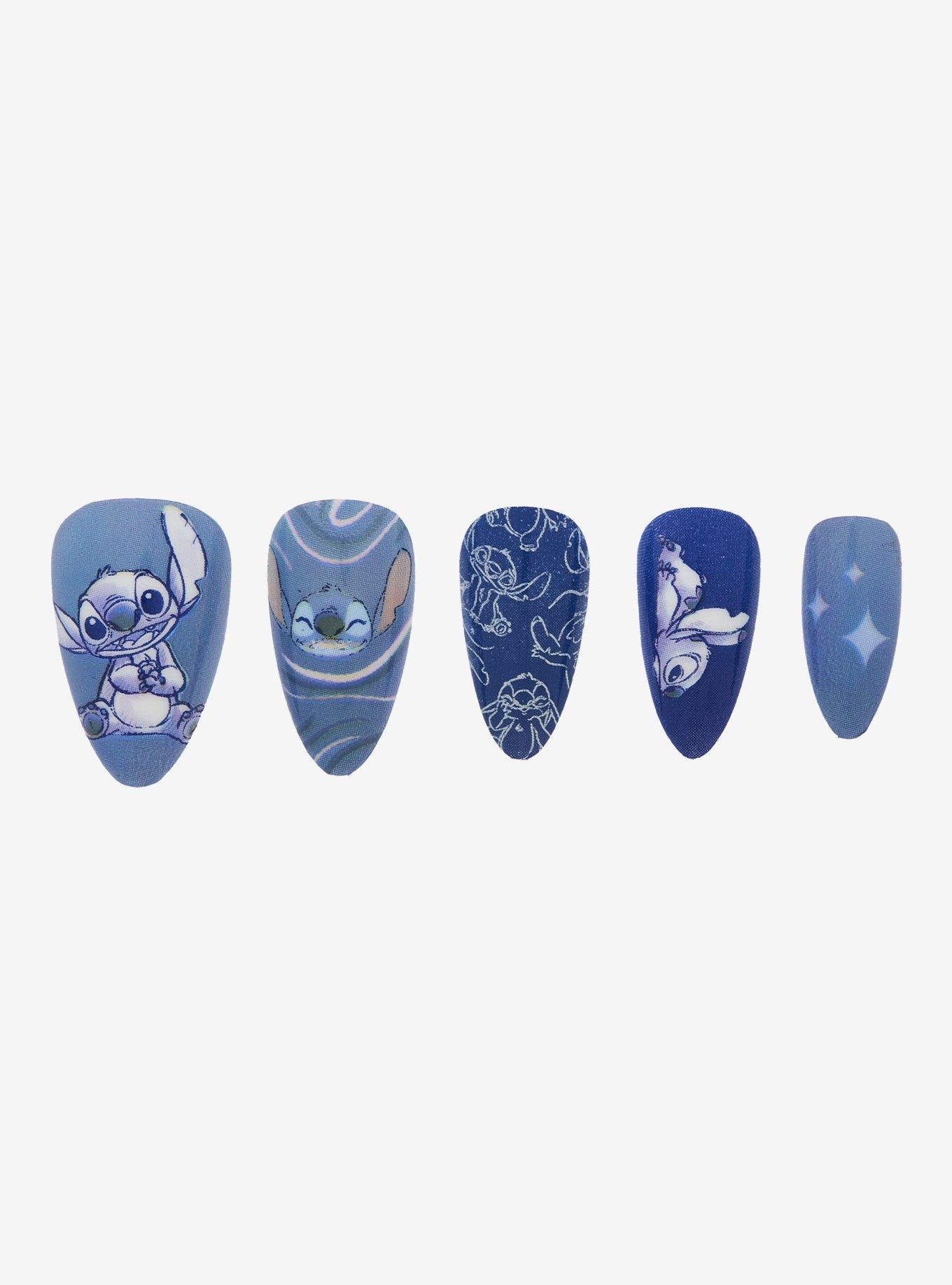 Disney Lilo & Stitch Blue Press On Nails, , hi-res