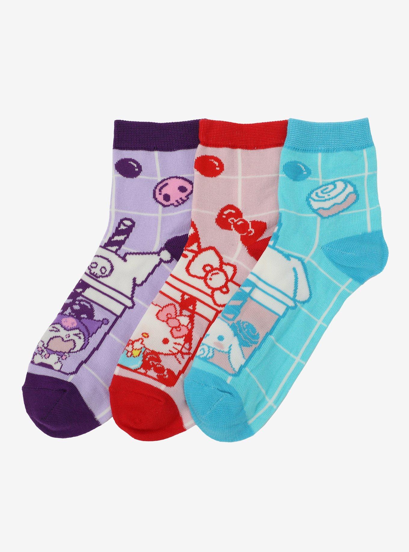 Hello Kitty And Friends Ankle Socks & Acrylic Travel Cup Set, , alternate