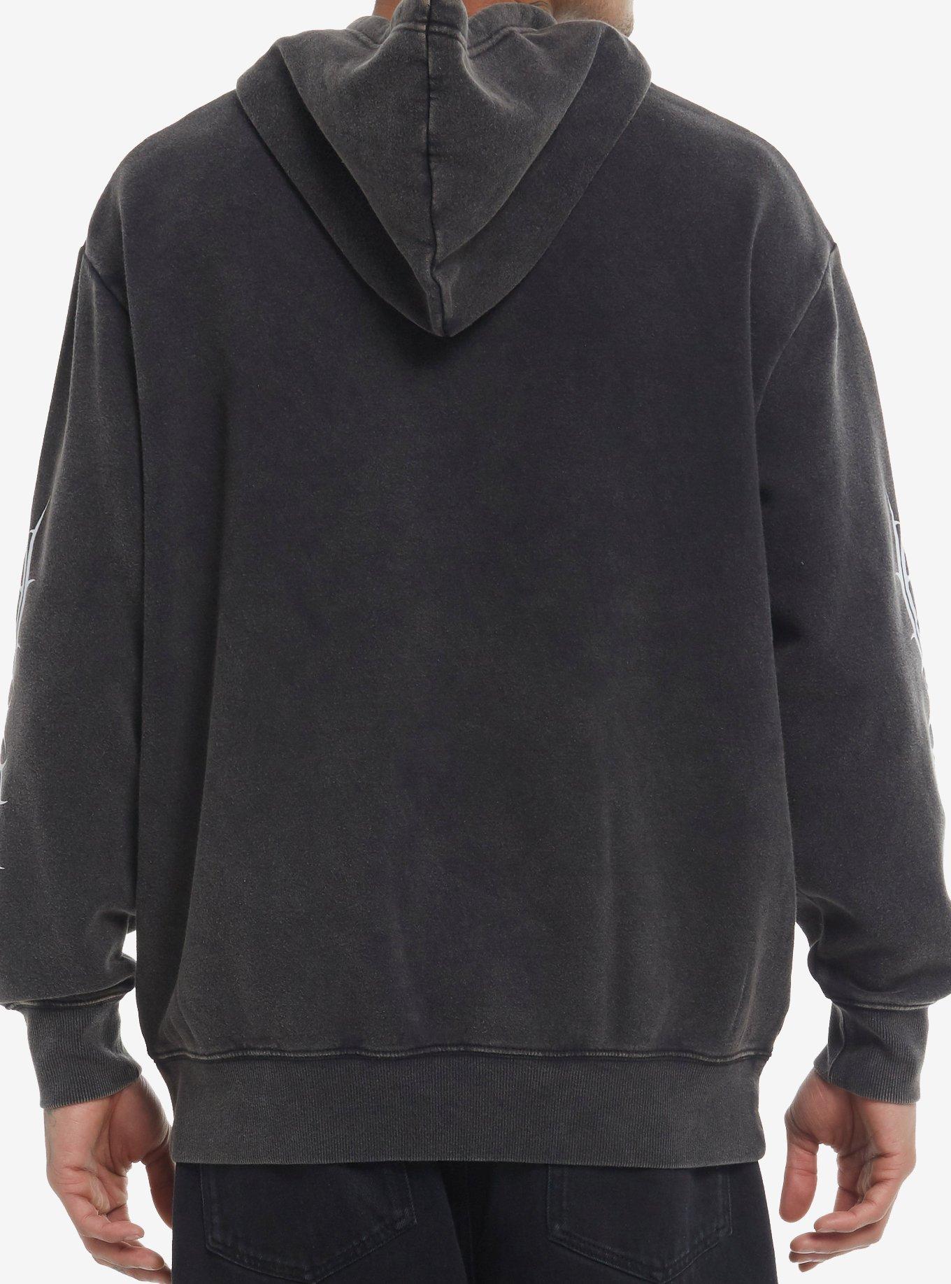 Winged Skull & Dagger Hoodie, BROWN, alternate