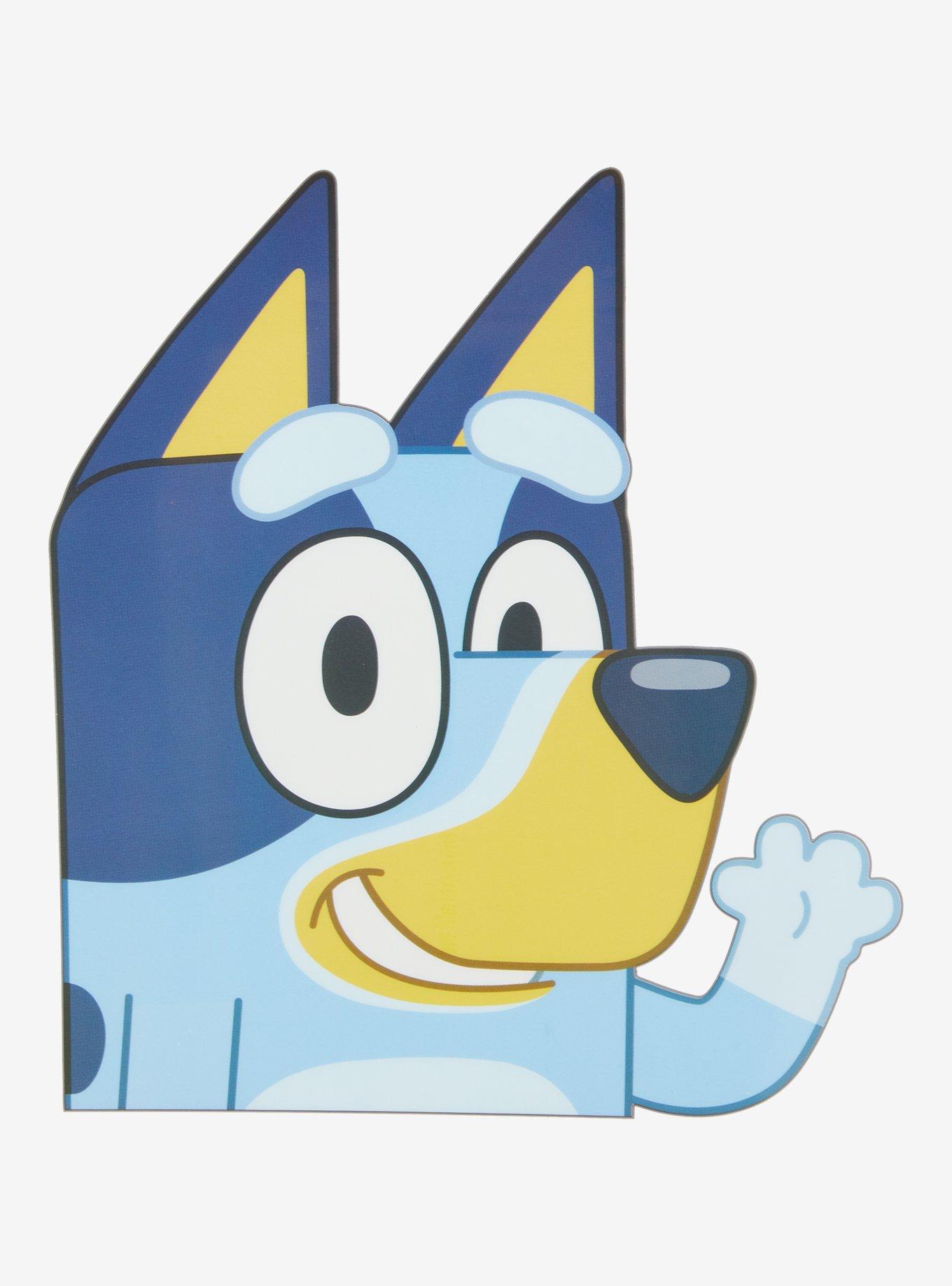 Bluey Waving Bluey Auto Decal — BoxLunch Exclusive, , hi-res