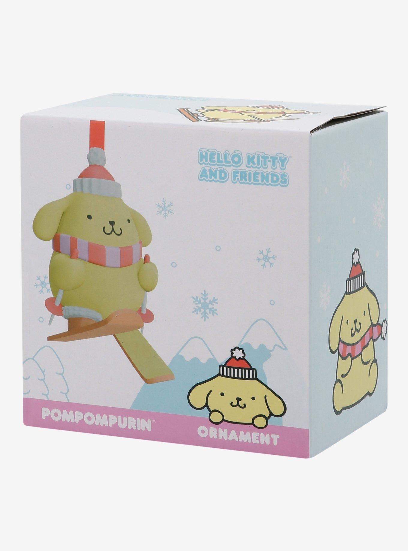 Sanrio Pompompurin Skiing Holiday Ornament, , alternate