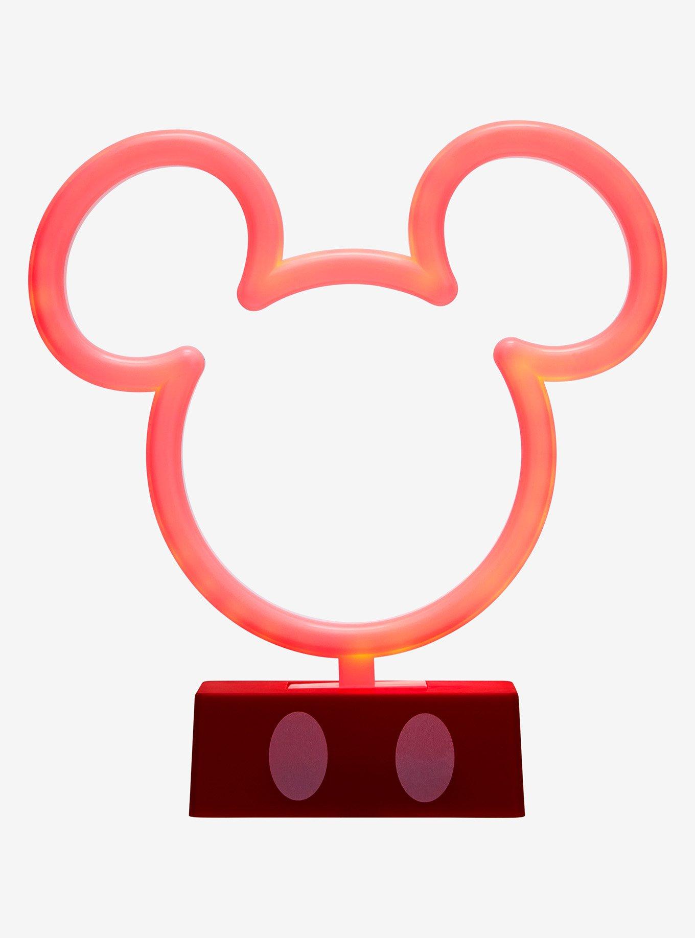 Disney Mickey Mouse Silhouette LED Lamp — BoxLunch Exclusive, , hi-res