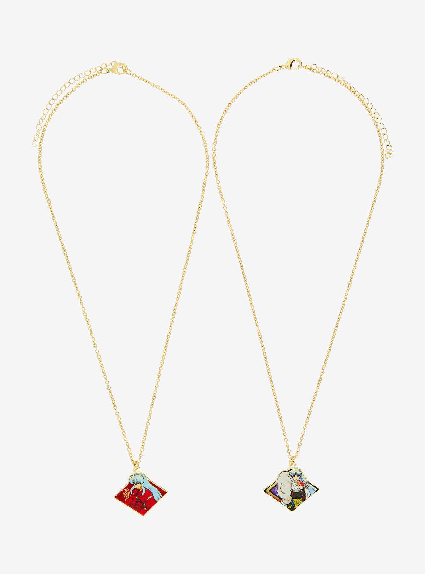 InuYasha Inuyasha & Sesshomaru Best Friend Necklace Set, , hi-res
