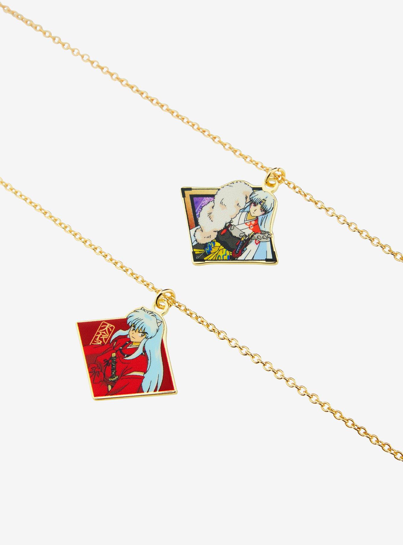 InuYasha Inuyasha & Sesshomaru Best Friend Necklace Set, , alternate