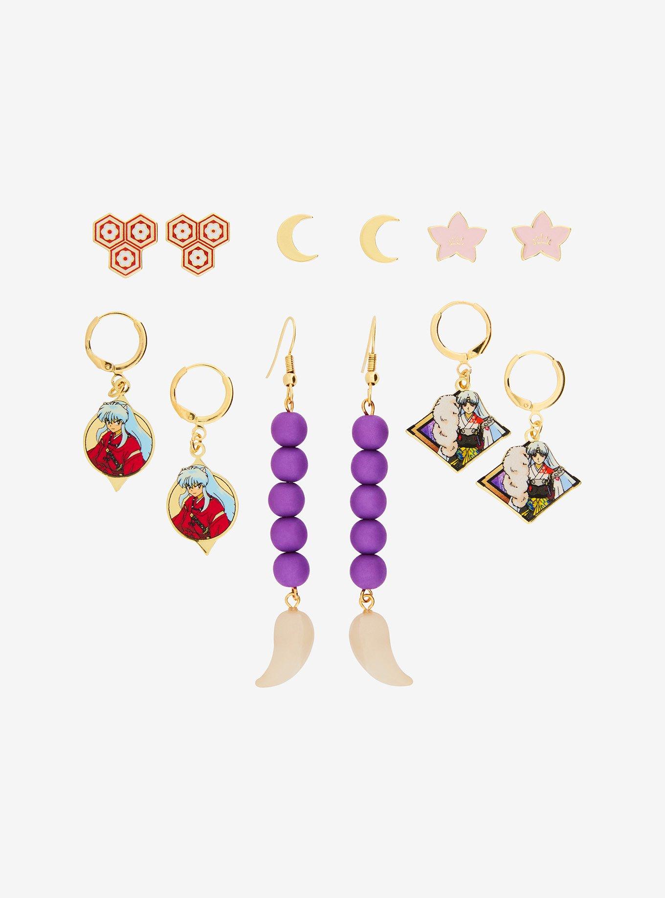 InuYasha Sesshomaru & Inuyasha Earring Set, , hi-res