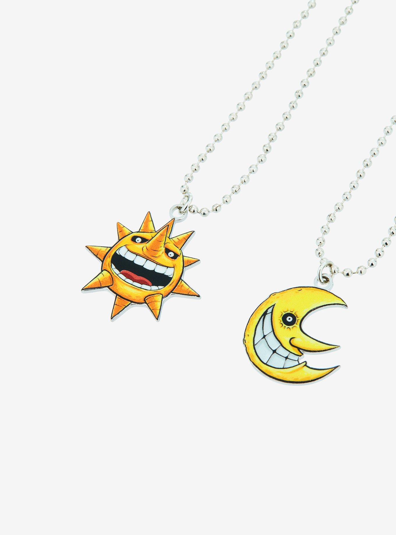 Soul Eater Sun & Moon Best Friend Necklace Set, , alternate