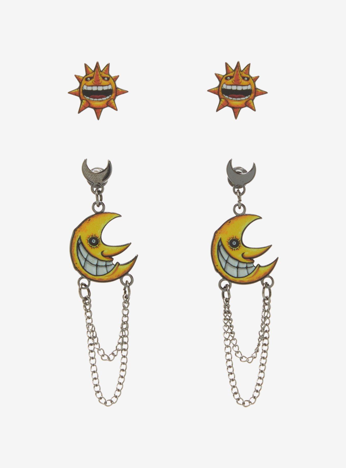 Soul Eater Sun & Moon Earring Set, , hi-res