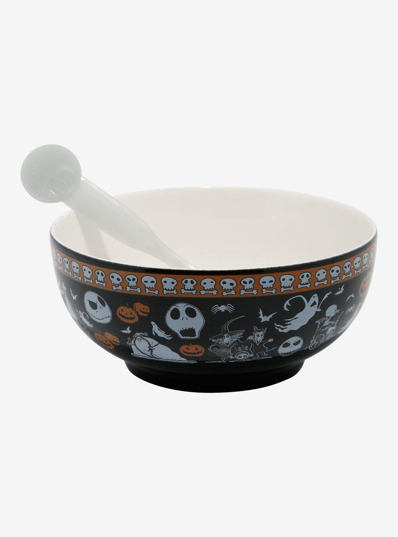 Disney The Nightmare Before Christmas Cereal Bowl and Color Changing Spoon, , alternate