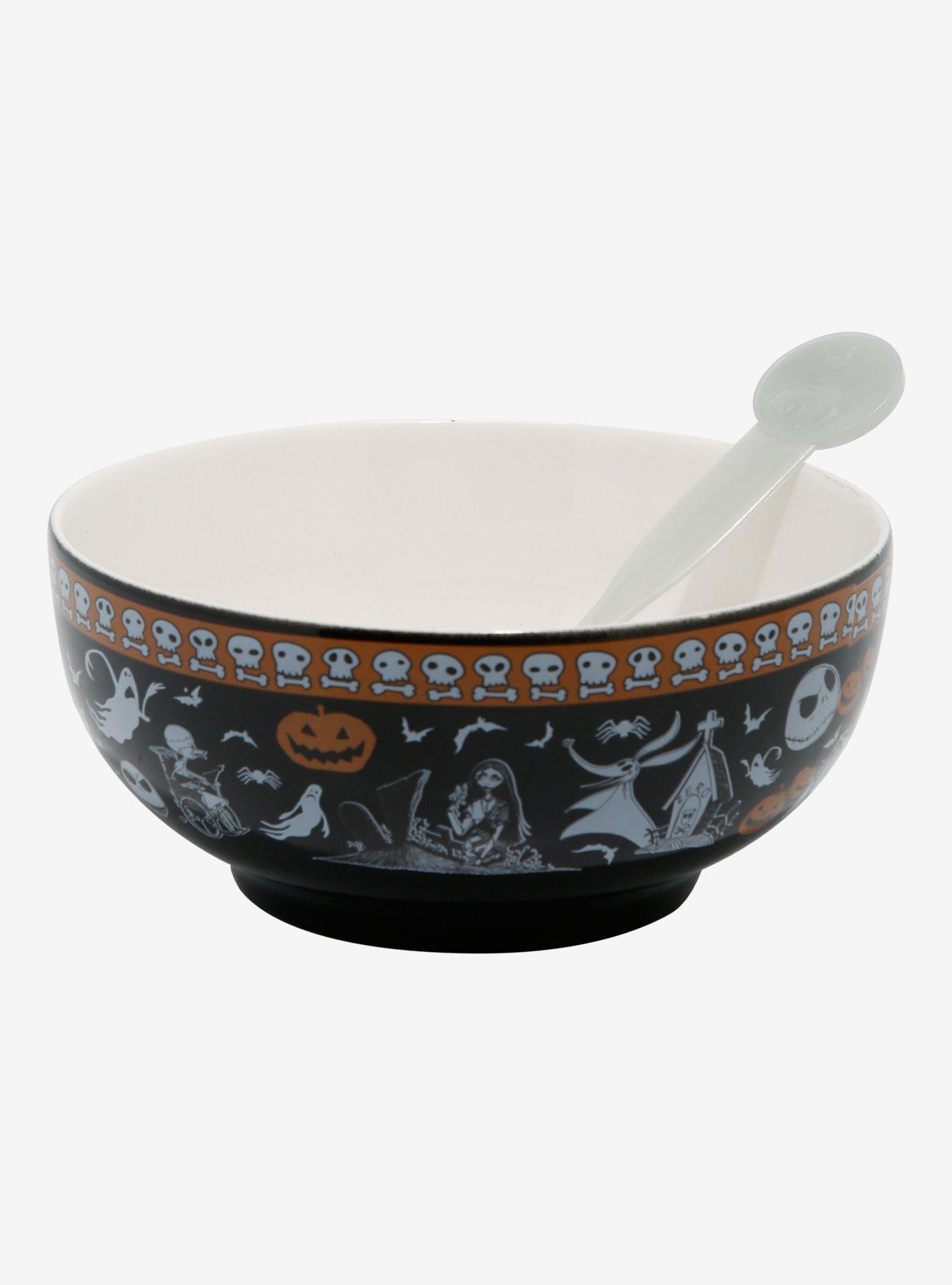 Disney The Nightmare Before Christmas Cereal Bowl and Color Changing Spoon, , alternate