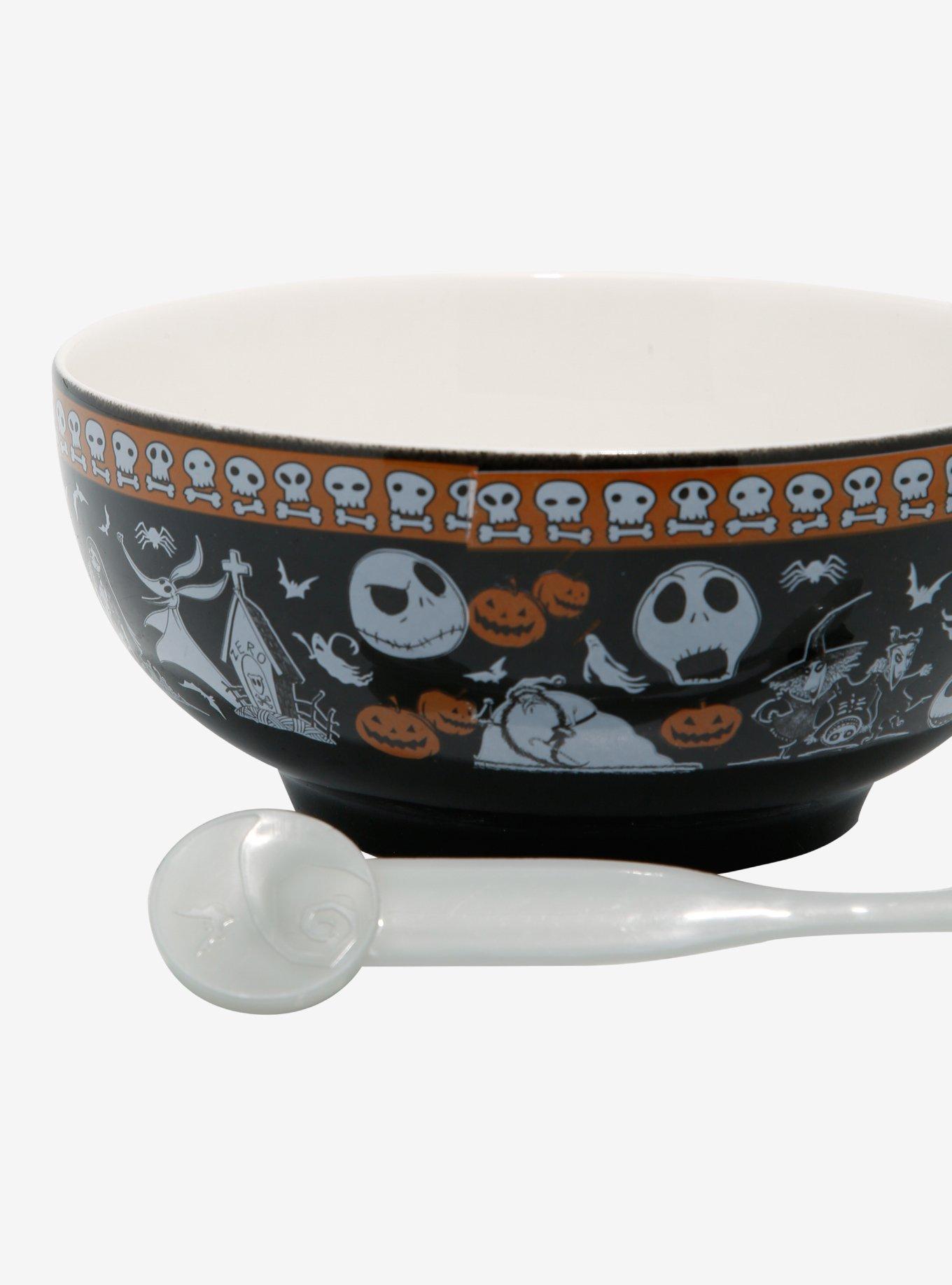 Disney The Nightmare Before Christmas Cereal Bowl and Color Changing Spoon, , alternate