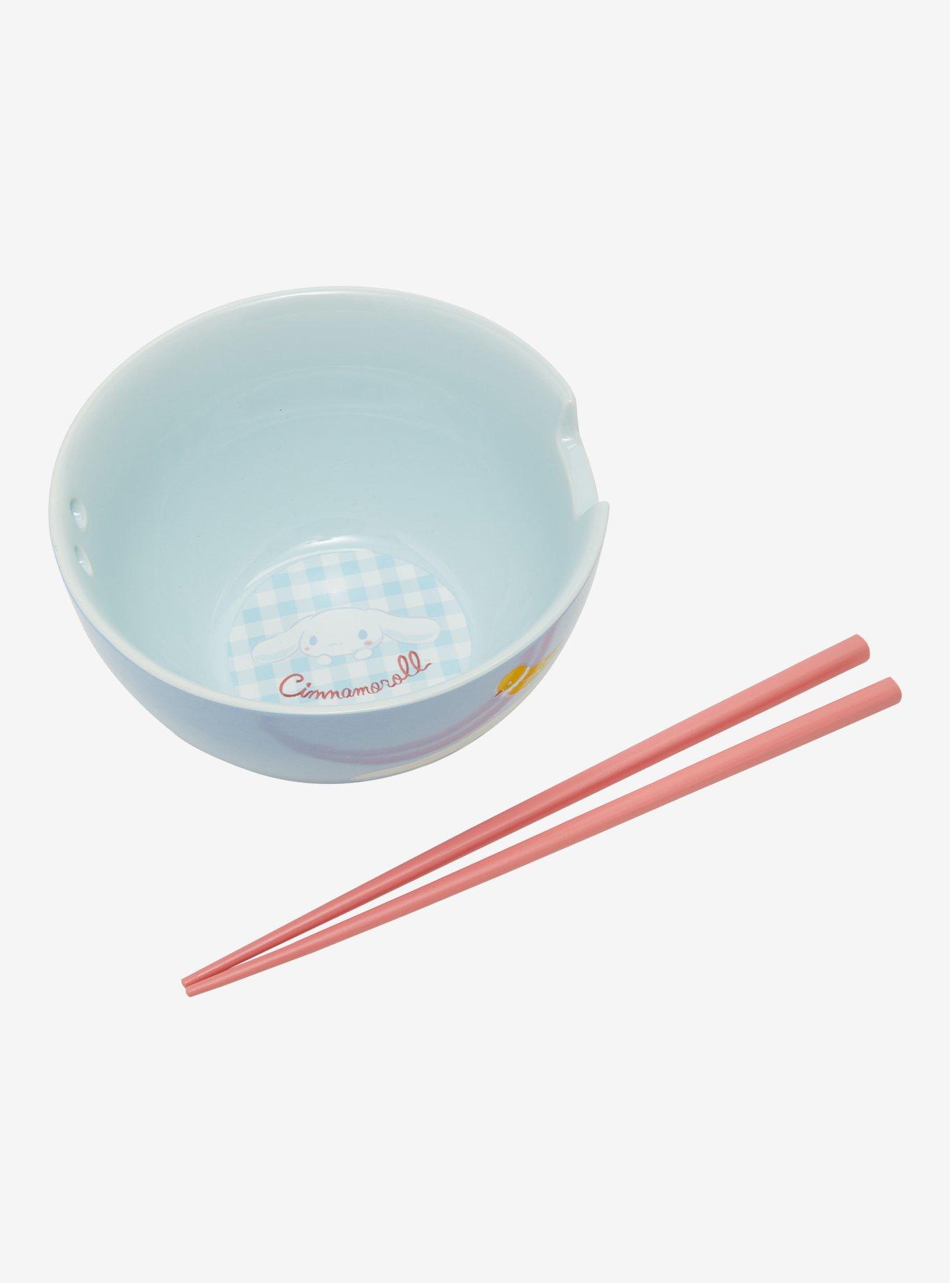 Sanrio Cinnamoroll Bubble Blue Ramen Bowl with Chopsticks, , hi-res