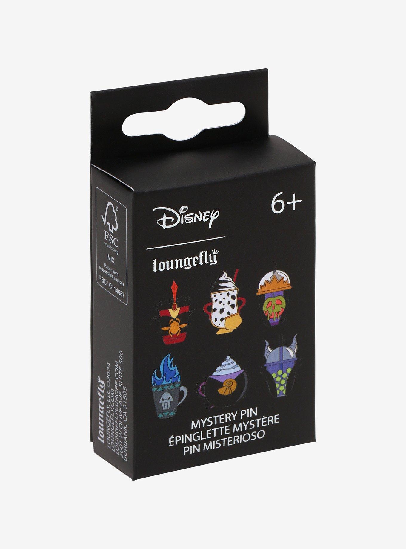 Loungefly Disney Villains Drink Blind Box Enamel Pin, , hi-res