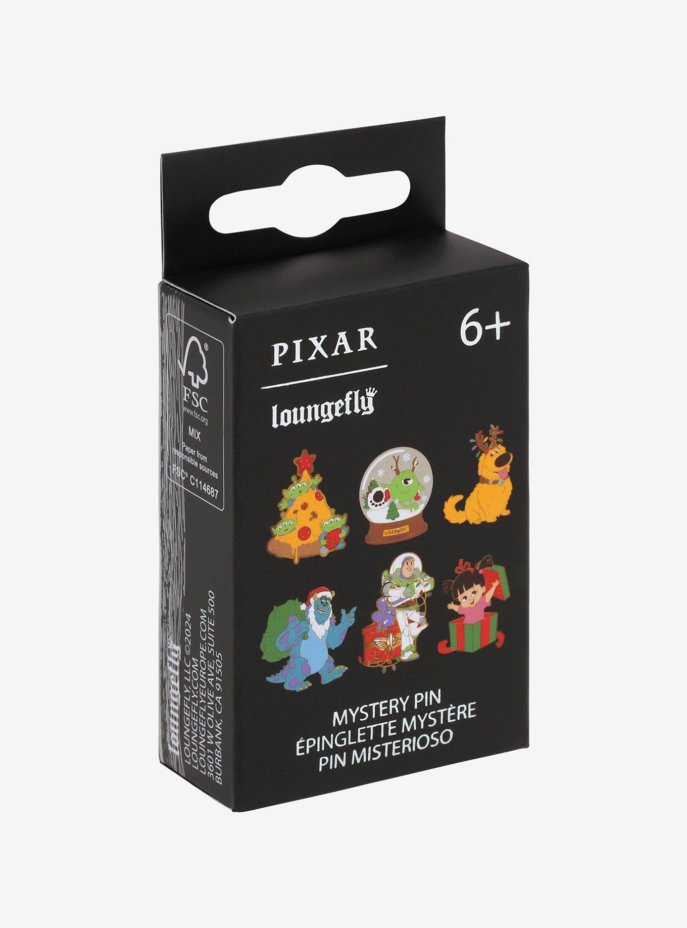 Loungefly Disney Pixar Character Holiday Blind Box Enamel Pin, , alternate