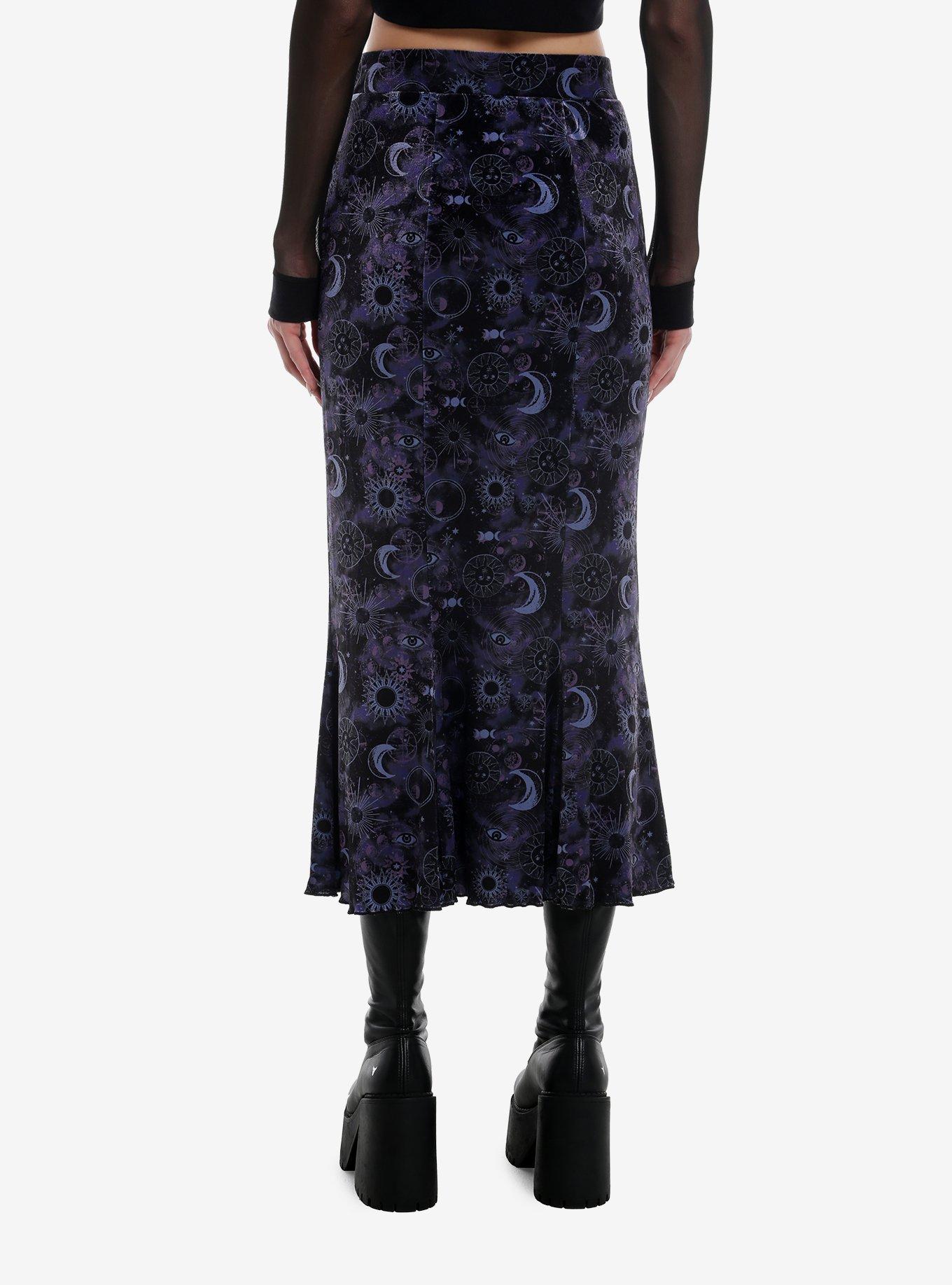 Cosmic Aura Celestial Velvet Mermaid Skirt, , hi-res