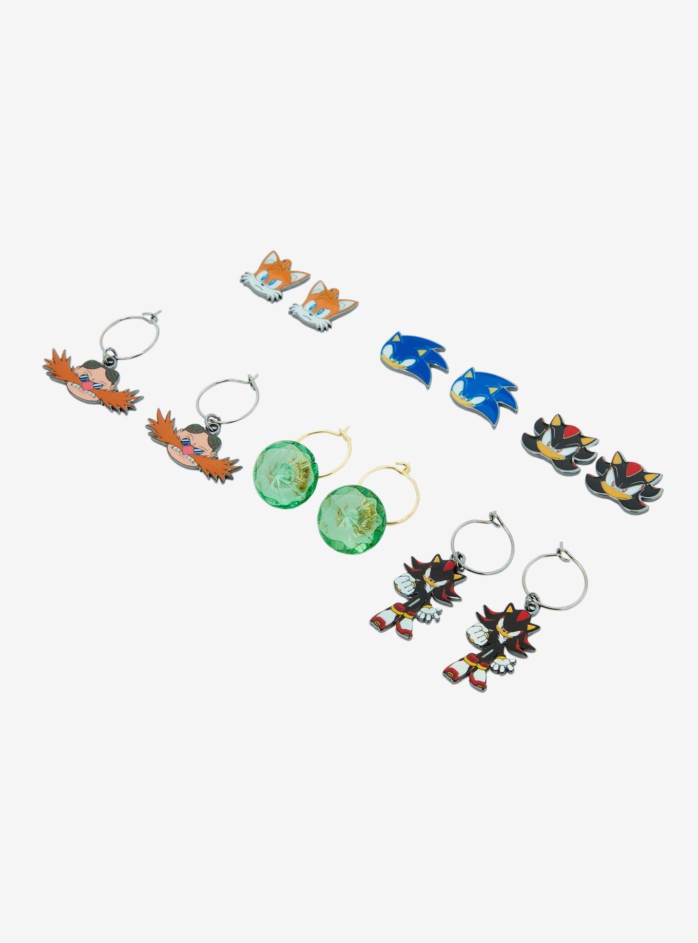 Sonic The Hedgehog Characters Earring Set, , hi-res