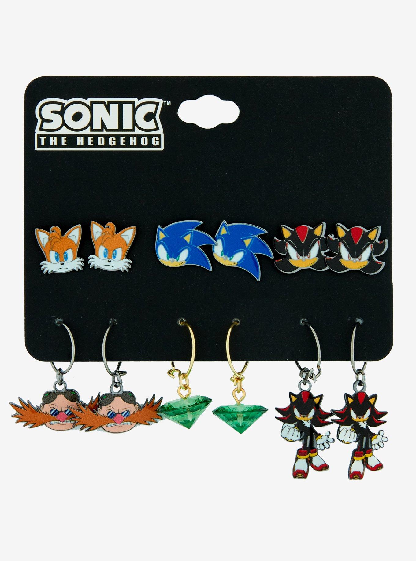 Shop Sonic The Hedgehog Characters Earring Set