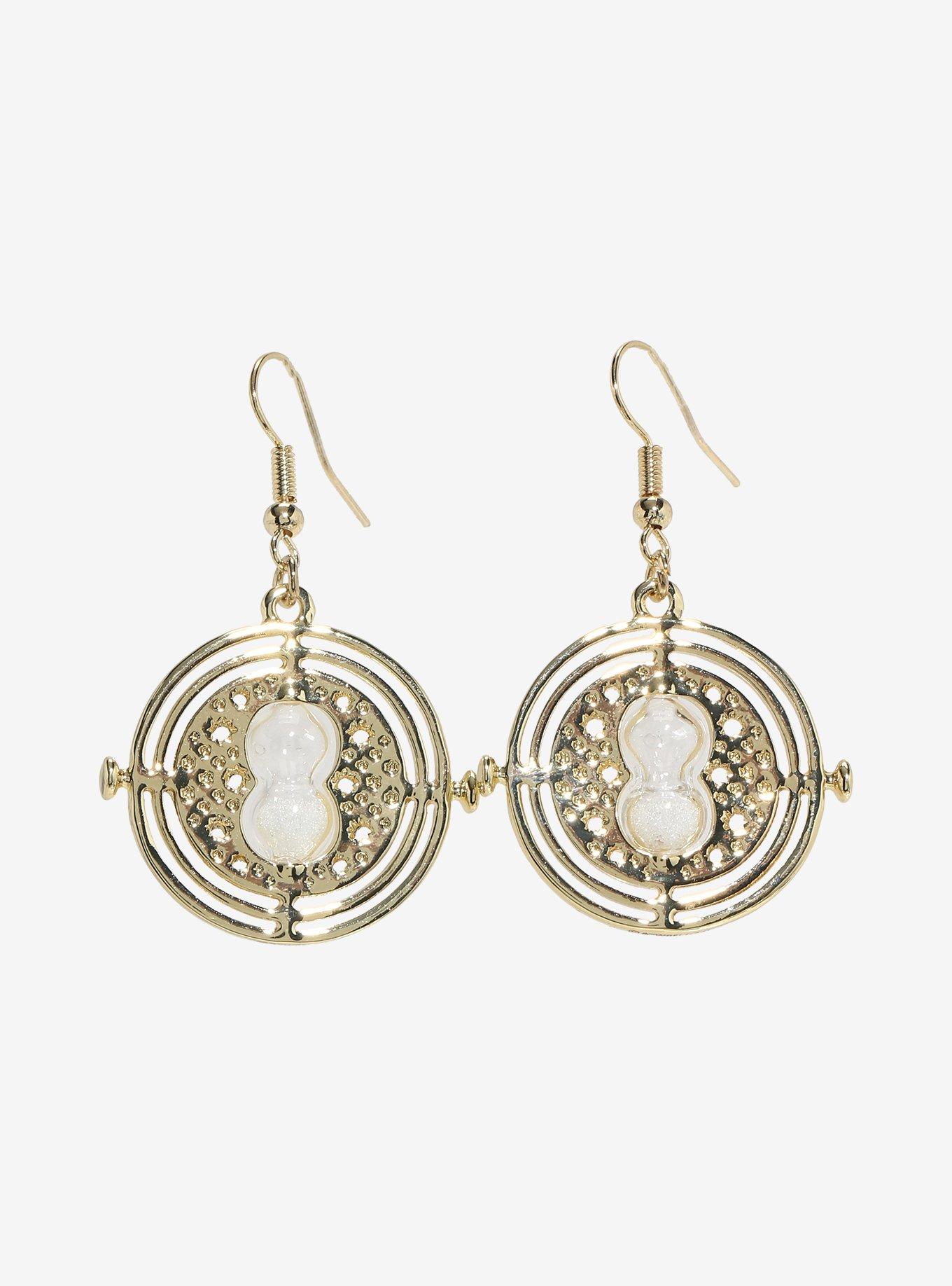 Harry Potter Time-Turner Drop Earrings, , hi-res