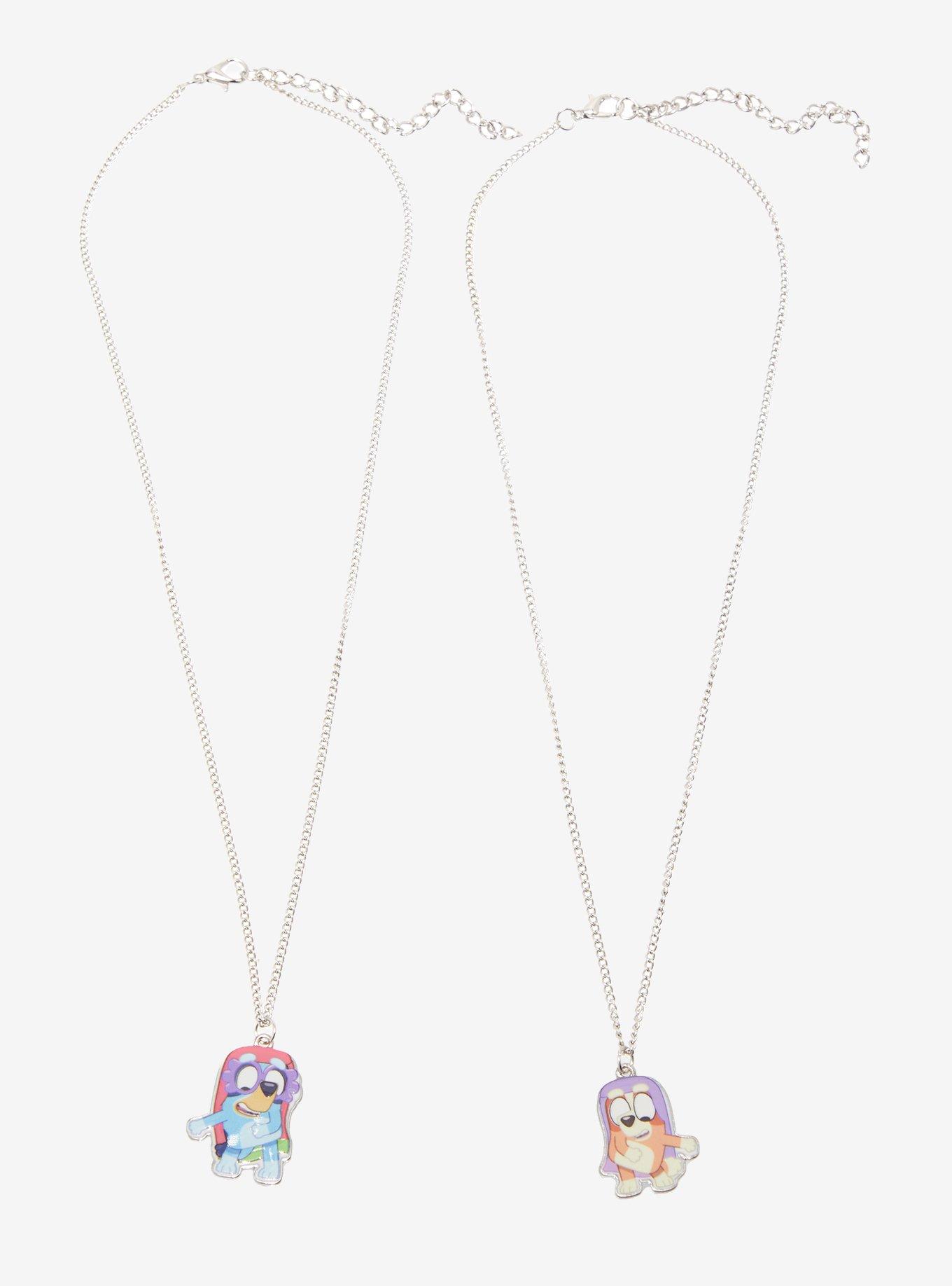 Bluey Grannies Duo Best Friend Necklace Set, , hi-res