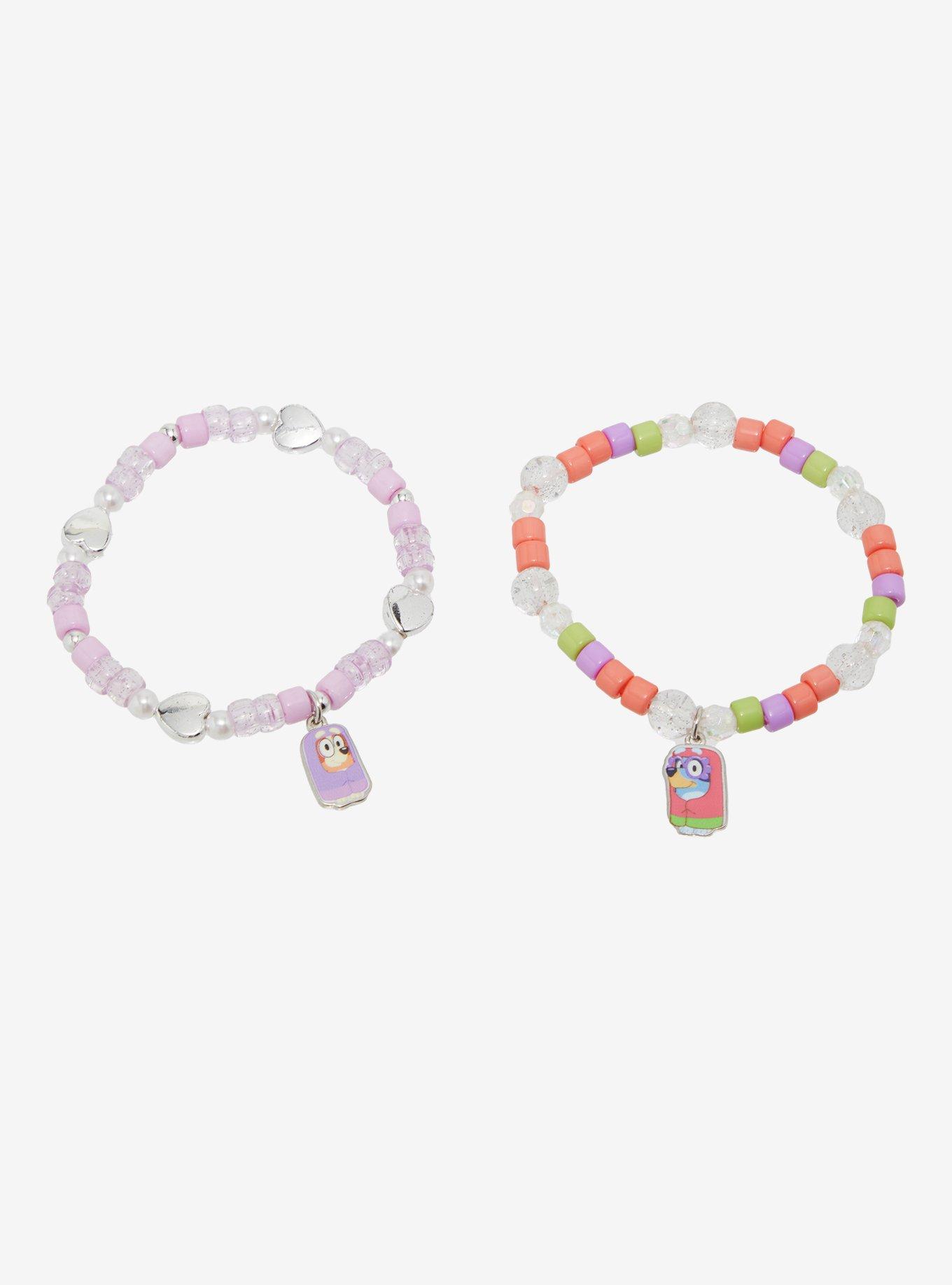 Bluey Grannies Duo Best Friend Bead Bracelet Set, , hi-res