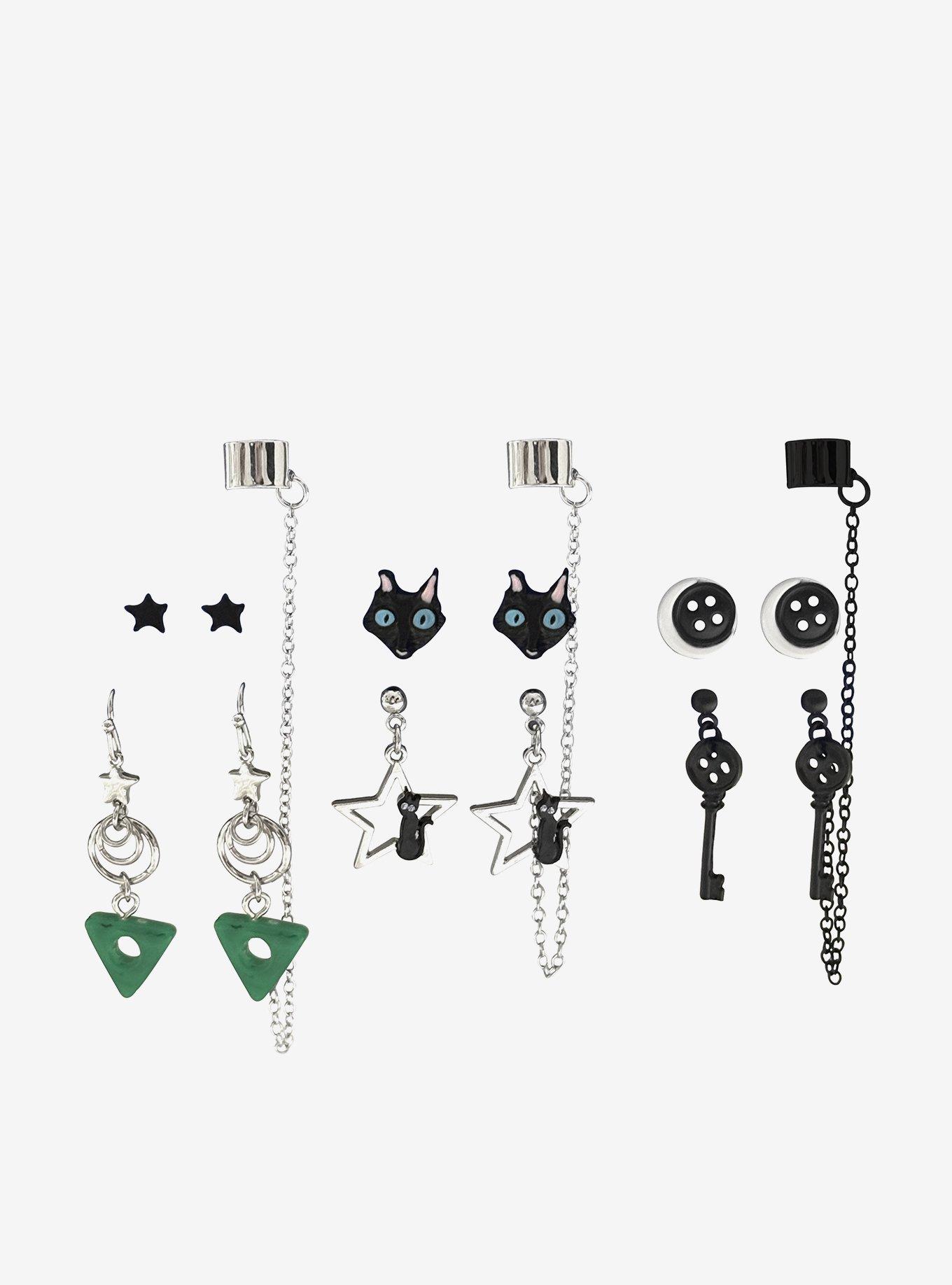 Coraline Icons Stud & Cuff Earring Set, , hi-res