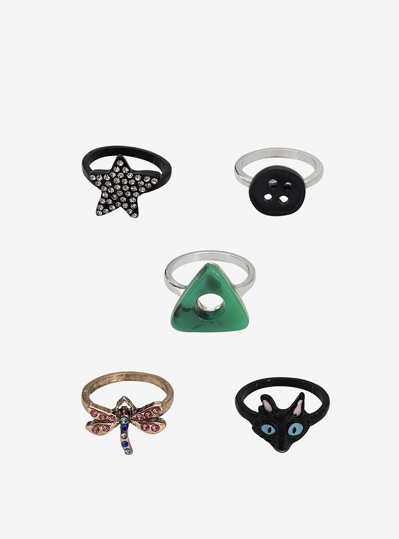 Coraline Icon Ring Set, , alternate